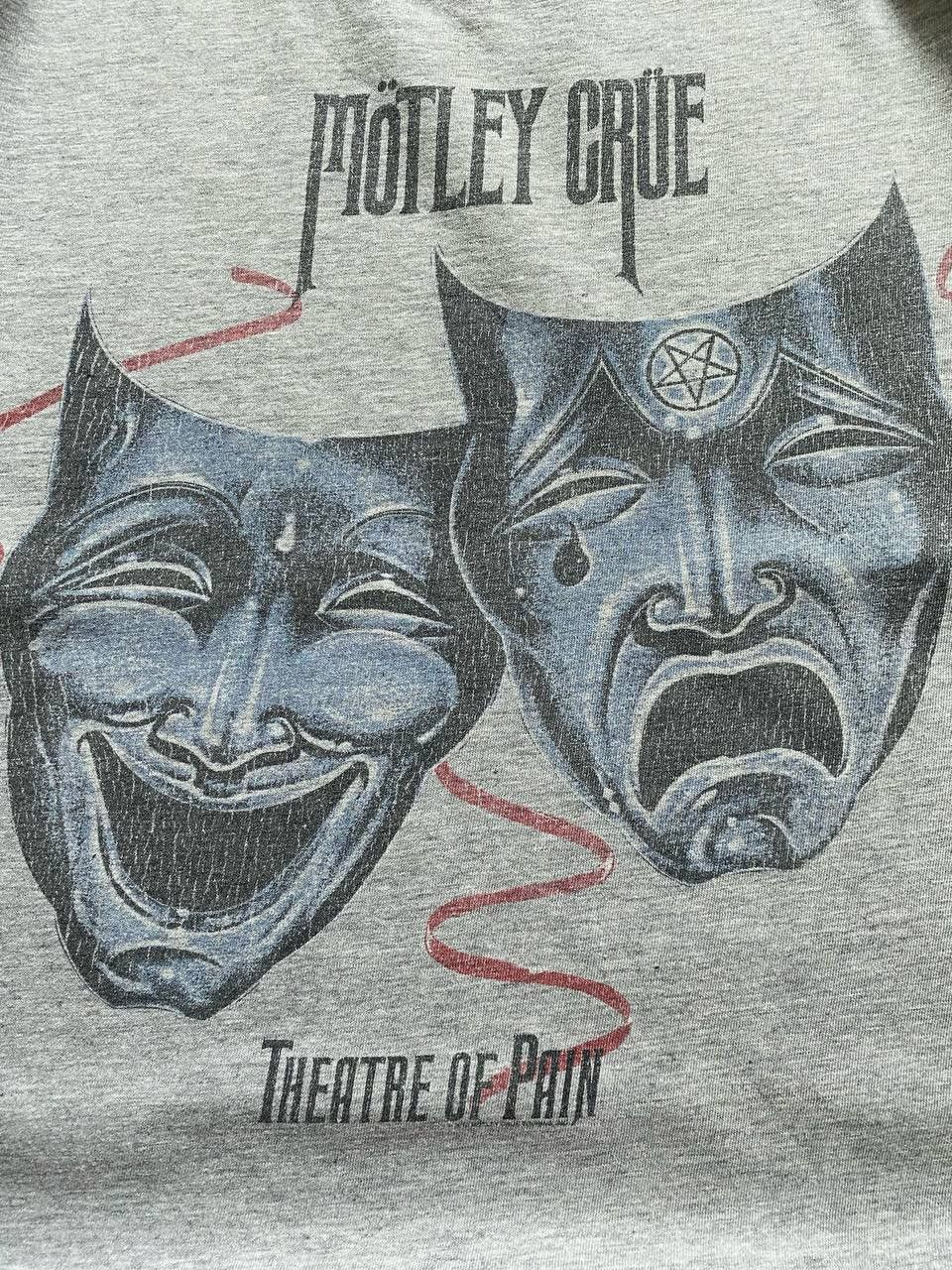 Band Tees MOTLEY CRUE THEATRE OF PAIN PENTAGRAM METAL BAND TEE Size US M / EU 48-50 / 2 - 4 Thumbnail