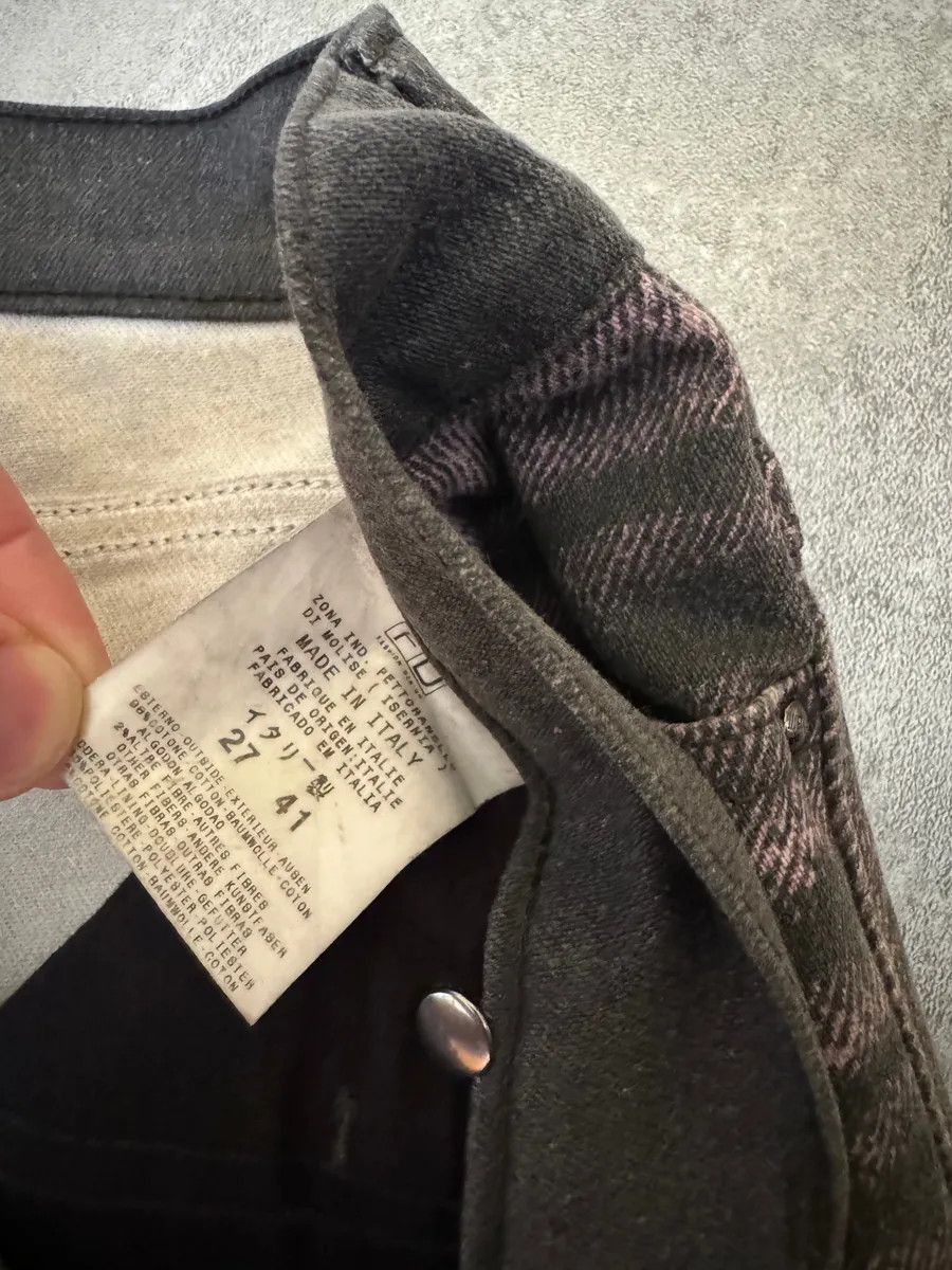 Just Cavalli SS2004 Cavalli Shadow Obscure Denim Pants Size US 30 / EU 46 - 7 Thumbnail