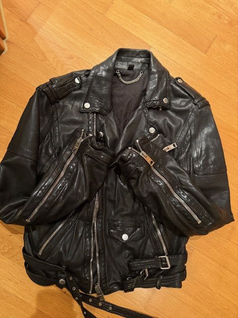 Burberry Prorsum Ultra rare Burberry Prorsum ss11 leather biker jacket Size US M / EU 48-50 / 2 - 23 Thumbnail