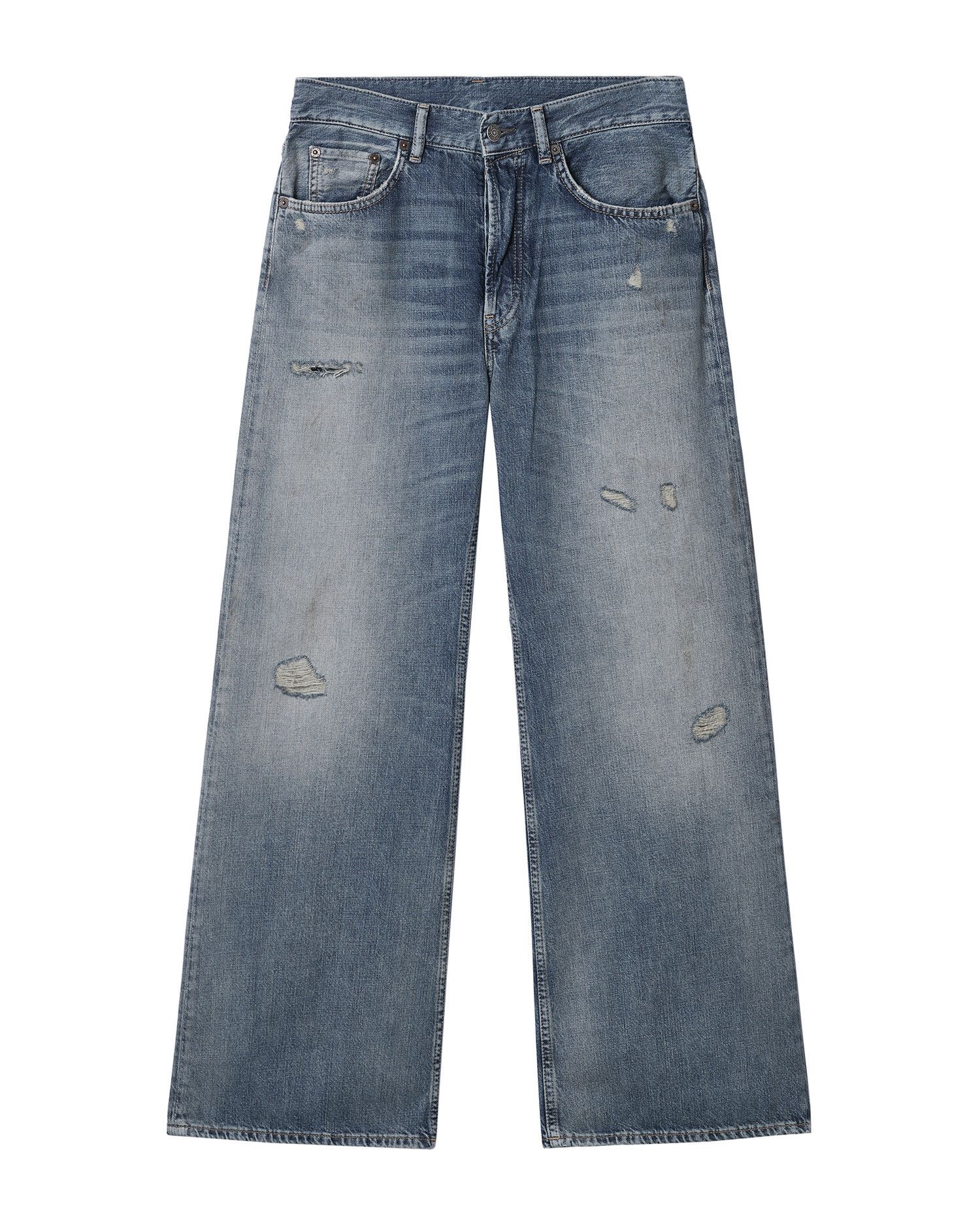 Acne Studios Acne Studios 2021F LOOSE FIT Ripped Distressed Design Jeans Size 26" / US 2 / IT 38 - 1 Thumbnail