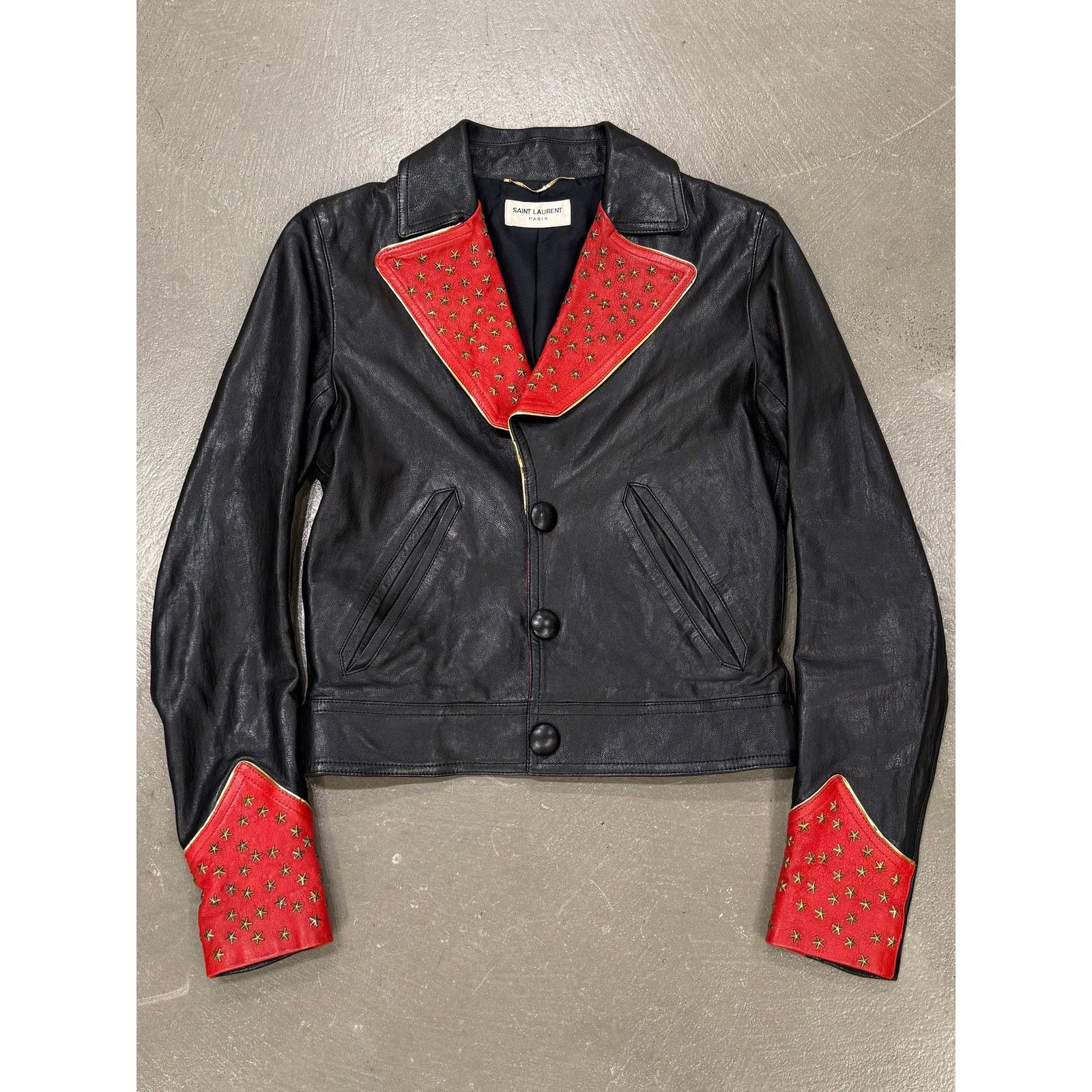 Saint Laurent Paris S/S2015 Saint Laurent by Hedi Slimane runway leather jacket Size S / US 4 / IT 40 - 1 Thumbnail