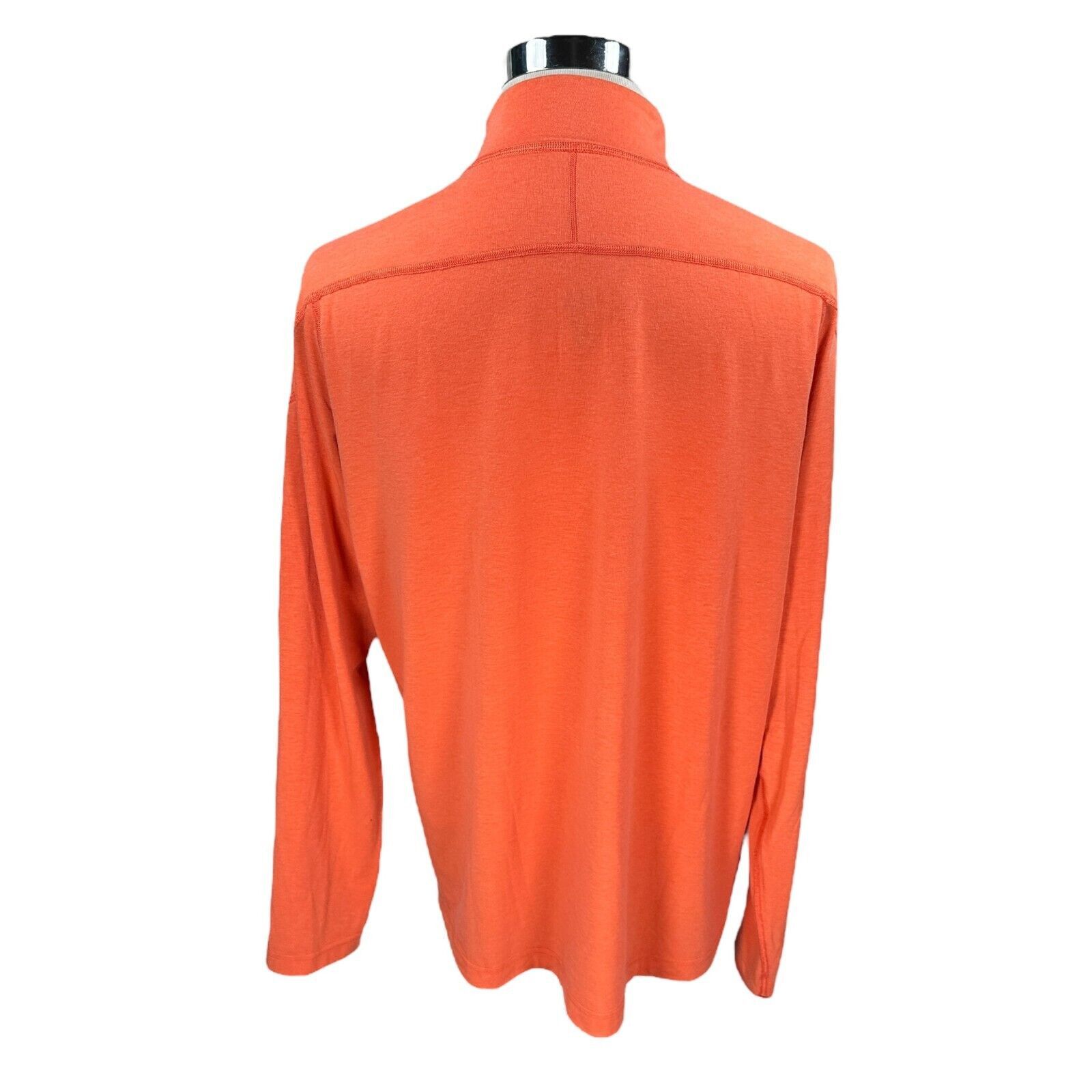 Stio Stio Top Men's XL Orange Stretch Performance 1/2 1/4 Size US XL / EU 56 / 4 - 4 Thumbnail