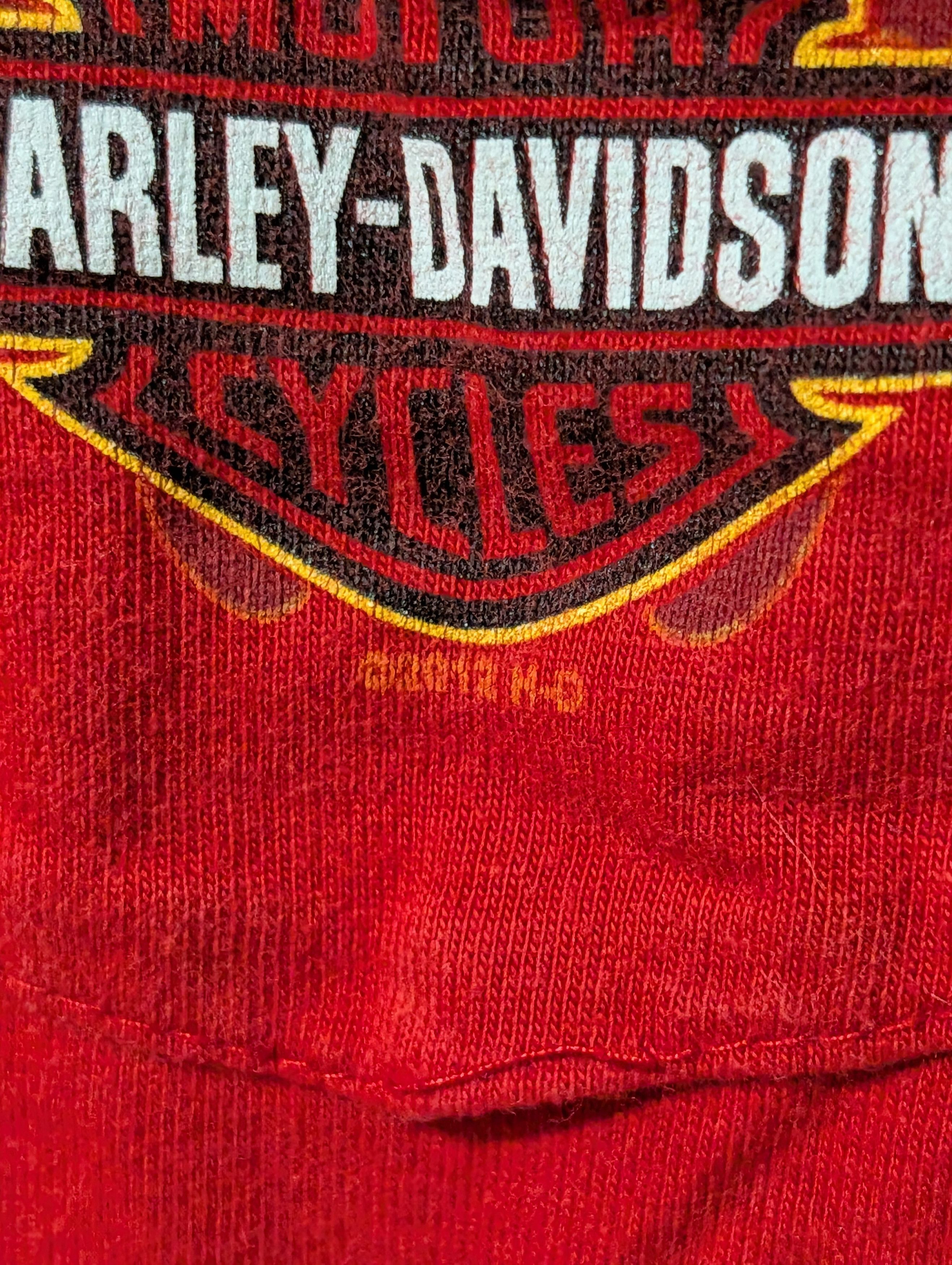 Harley Davidson Vintage 2012 Harley Davidson Motorcycle Las Vegas T-Shirt Size US XL / EU 56 / 4 - 5 Thumbnail