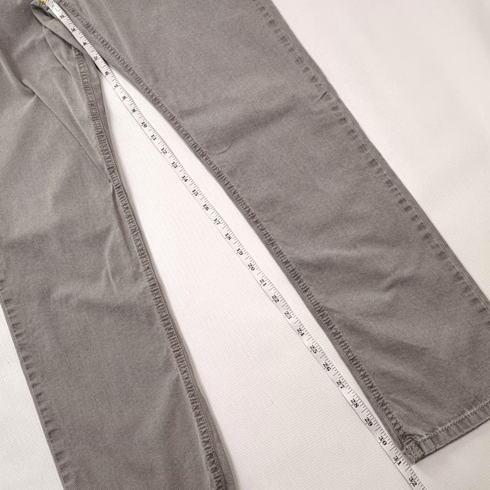 BRAX Brax Cooper Fancy Jeans Mens 30x32 Gray Regular Fit Straight Stretch Denim Size US 30 / EU 46 - 3 Thumbnail