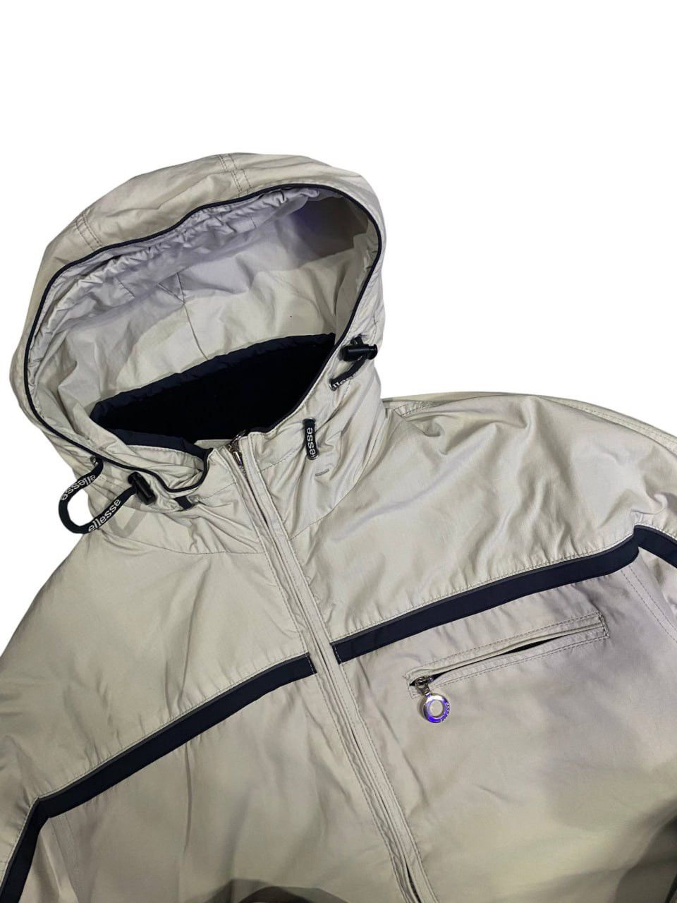 Ellesse Ellesse Vintage Padded Hooded Jacket Cream White Y2K Outdoor Size US M / EU 48-50 / 2 - 3 Thumbnail
