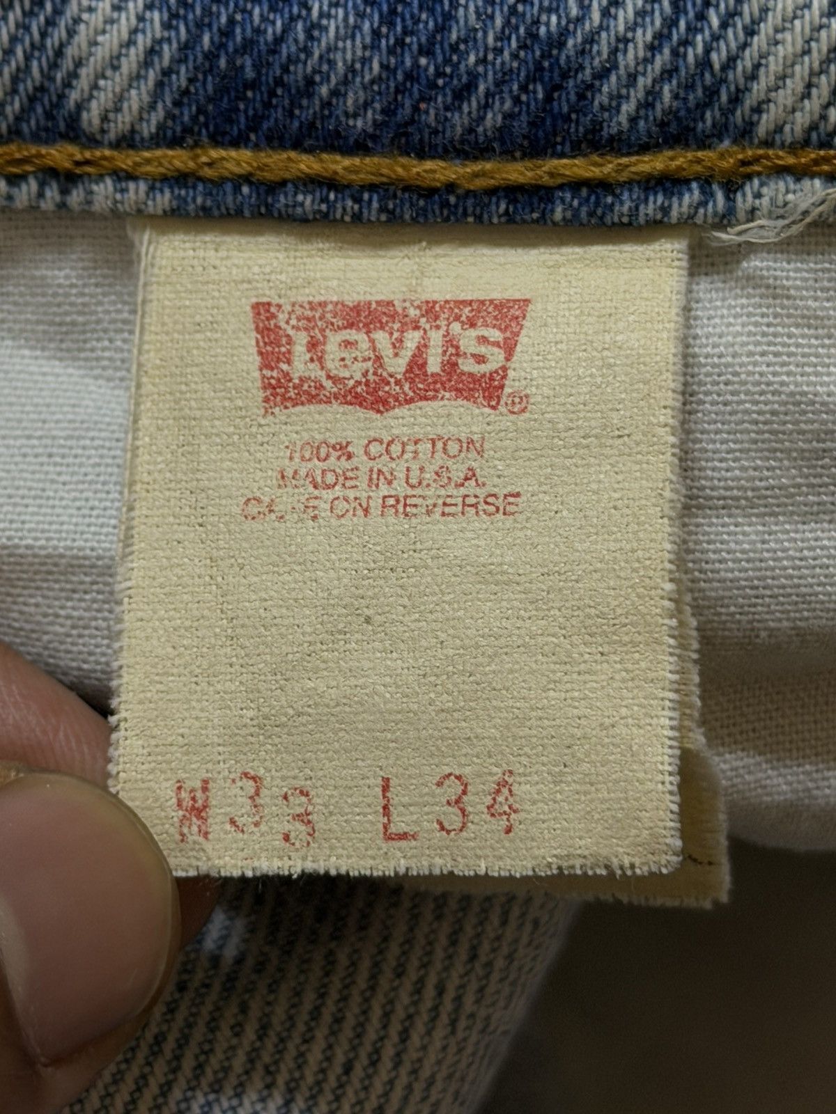 Levi's Vintage 80s Usa Levis 510 Faded Wash Distressed Regular Fits Size US 30 / EU 46 - 7 Thumbnail