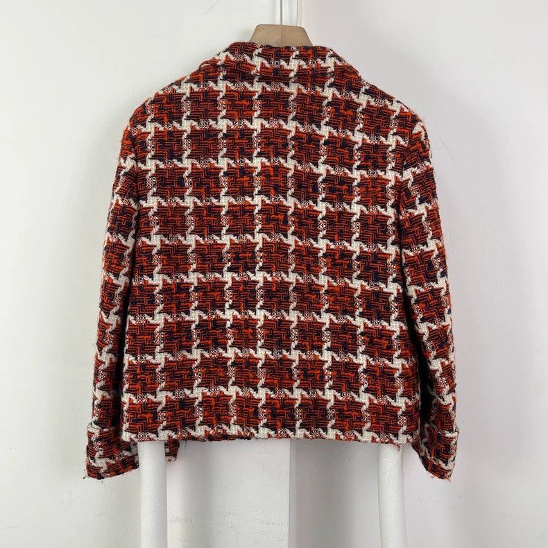 Gucci Gucci Red Houndstooth Weave Jacket-2506 Size US M / EU 48-50 / 2 - 1 Thumbnail