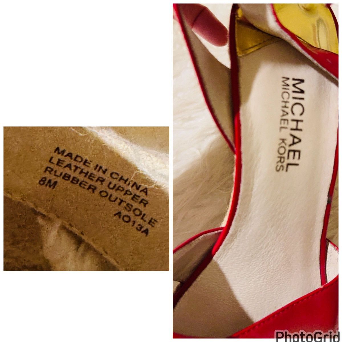 Michael Kors Michael Kors Leather Logo Wedge Sandals 8 Size US 8 / IT 38 - 12 Thumbnail