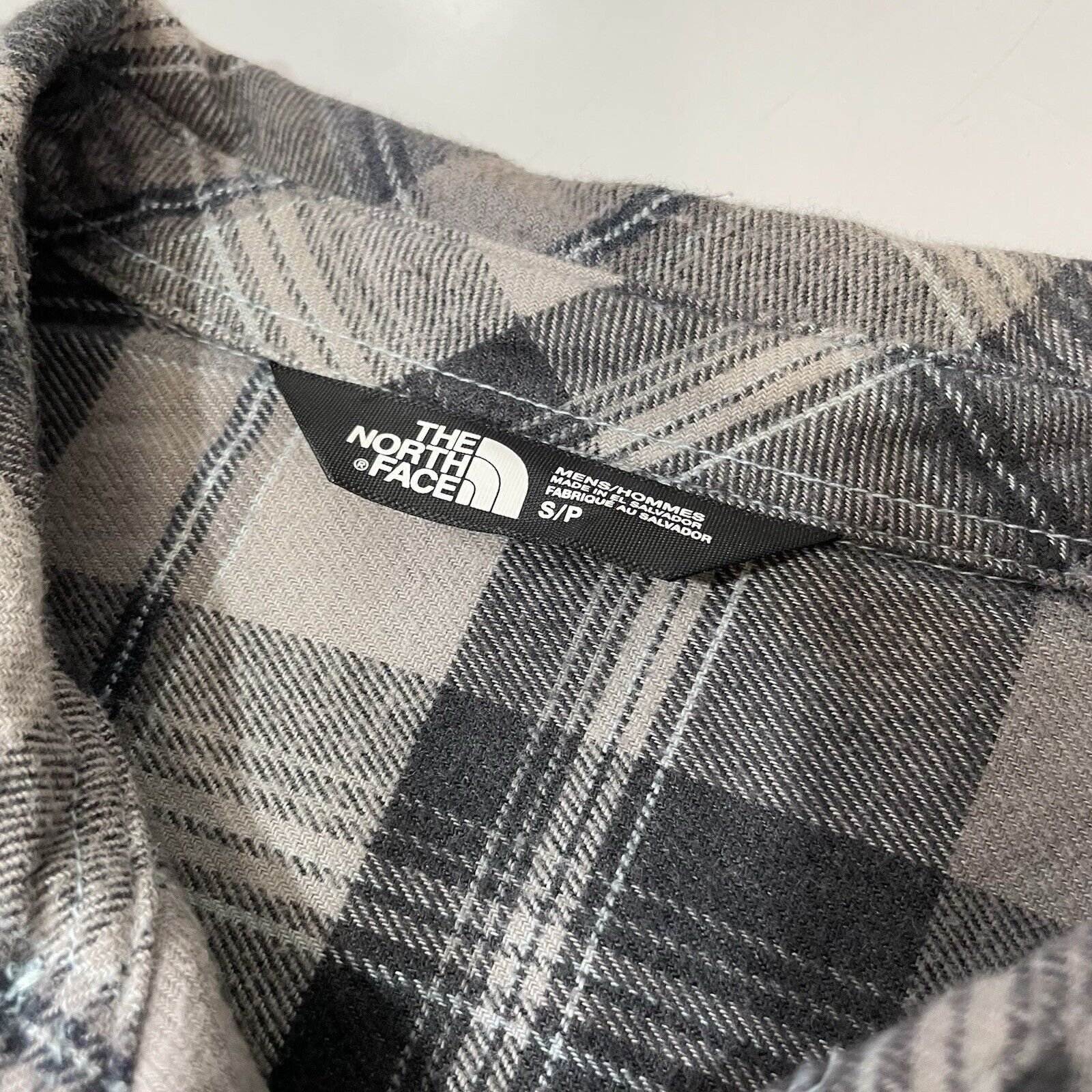 The North Face The North Face Men’s Gray Black Plaid Flannel Shirt Small Size US S / EU 44-46 / 1 - 2 Thumbnail