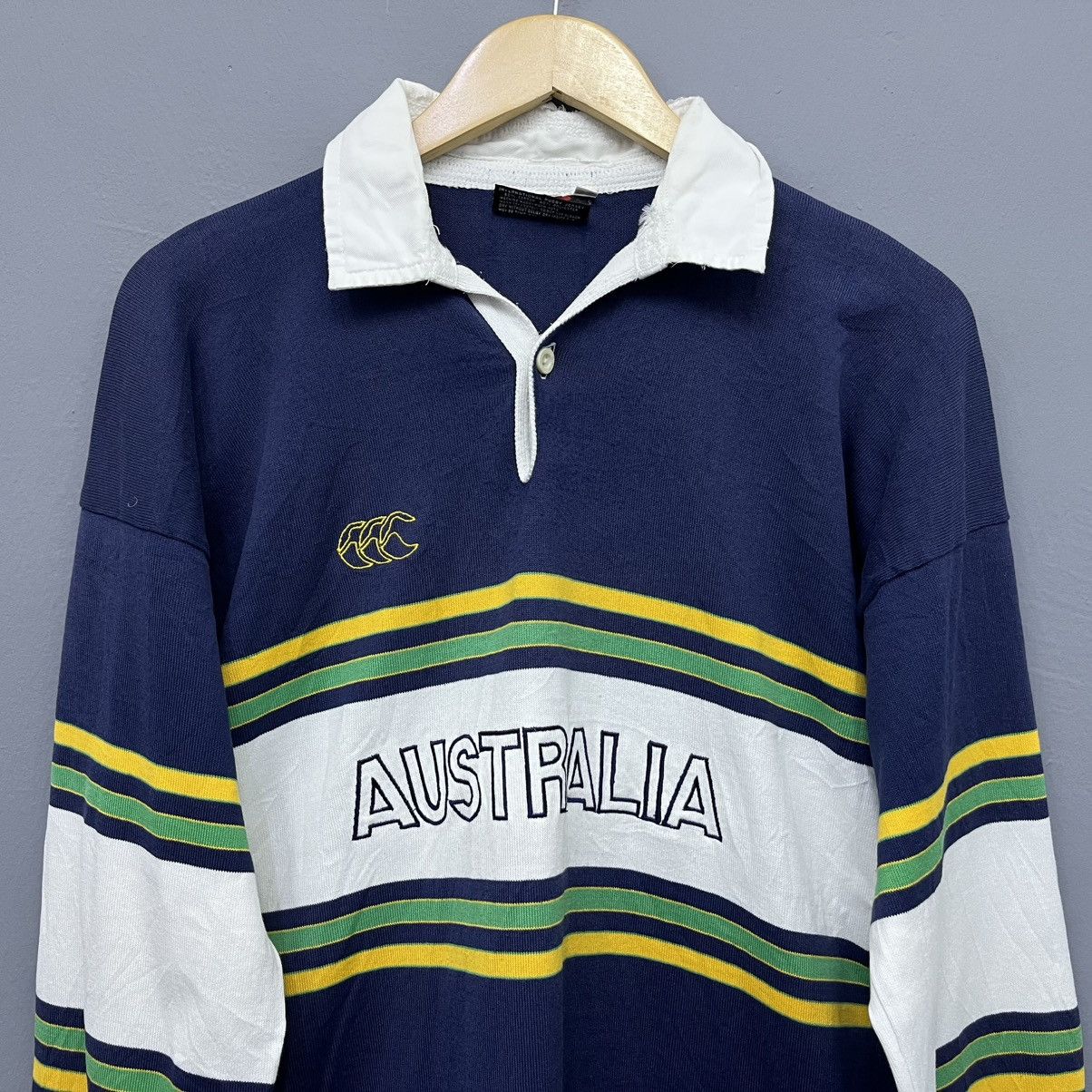 Canterbury of New Zealand Vintage 90s Australia Striped Rugby Jersey Size US L / EU 52-54 / 3 - 3 Thumbnail