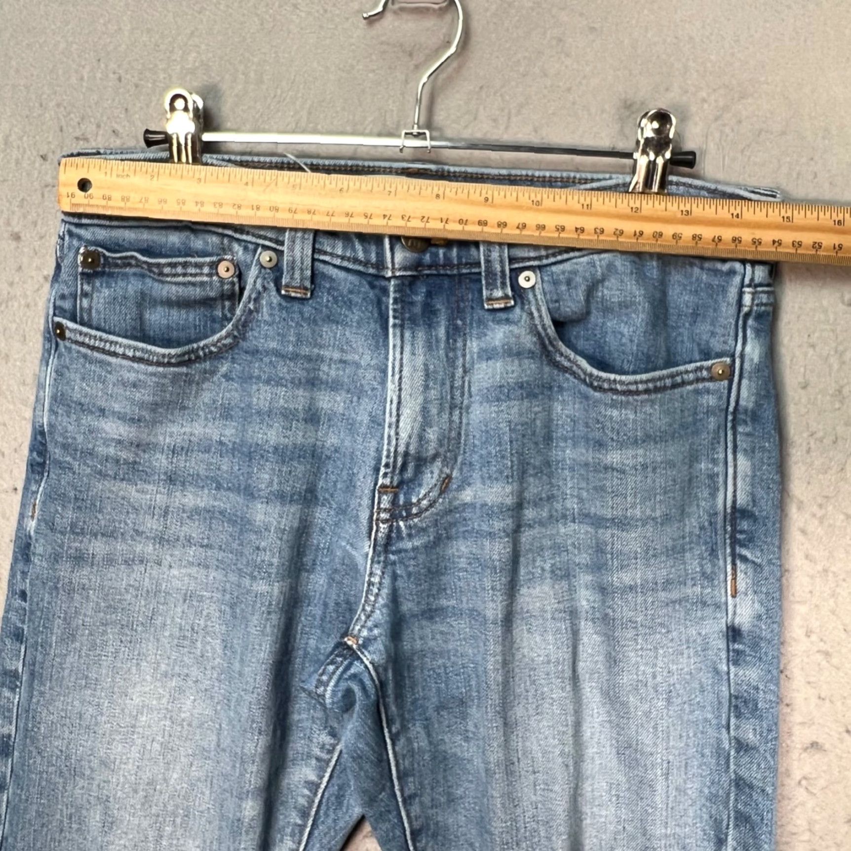 Madewell Madewell Jeans Slim 29x30 Light Wash Denim 5-Pocket Regular Women’s Straight Jeans Size 29" - 6 Thumbnail
