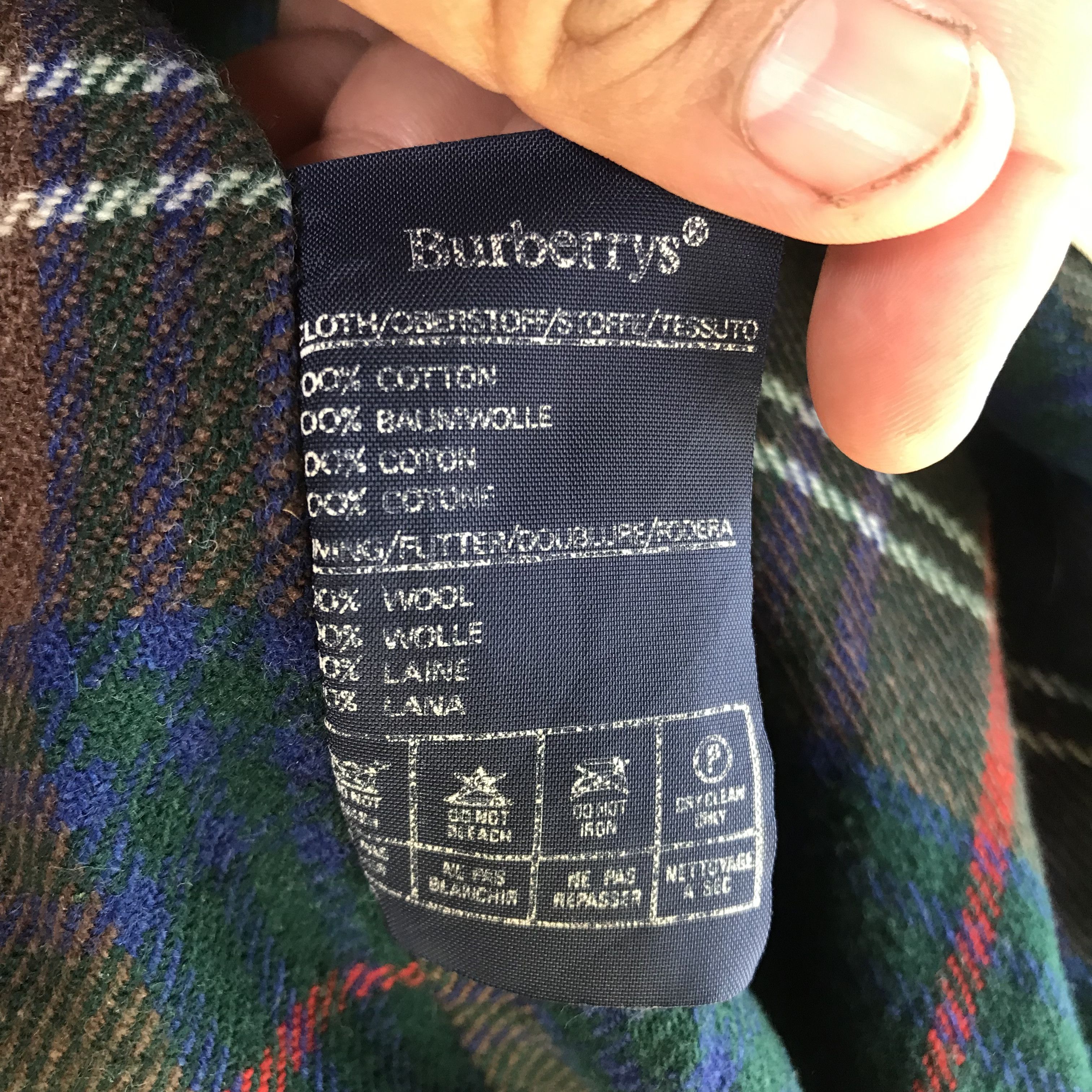 Burberry Vintage 90s Burberry Jacket Nova Check/ Small Size Size US S / EU 44-46 / 1 - 11 Thumbnail