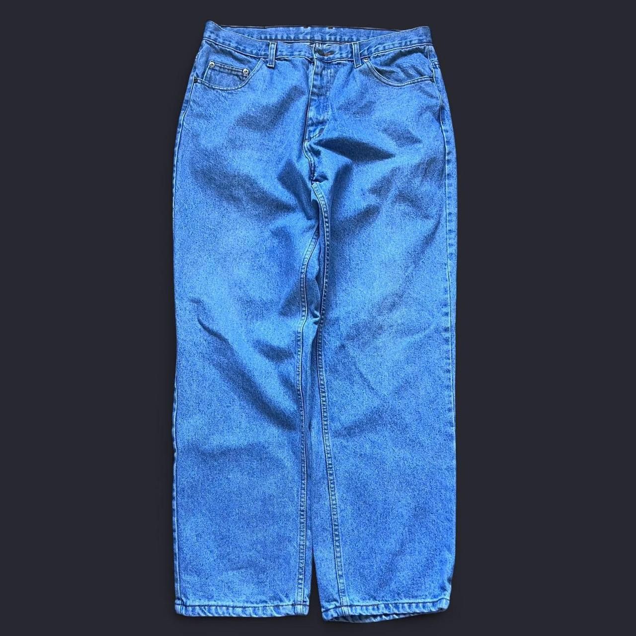 Other baggy blue denim light wash relaxed fit jeans, size 36x32 Size US 36 / EU 52 - 2 Thumbnail