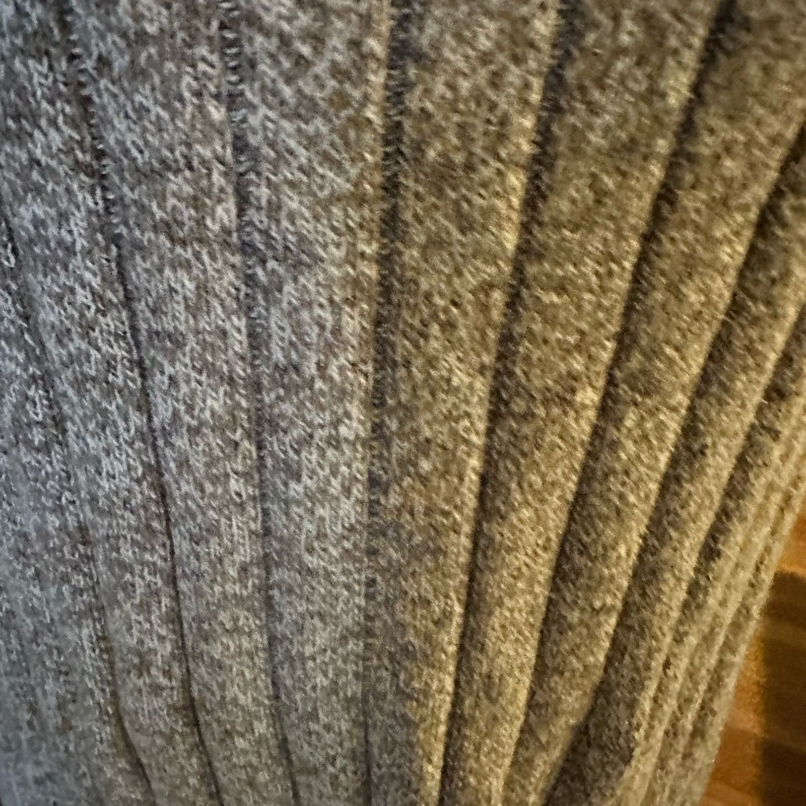 Oscar De La Renta Oscar de la Renta Grey Cable Knit Sweater – Size L Size L / US 10 / IT 46 - 7 Thumbnail