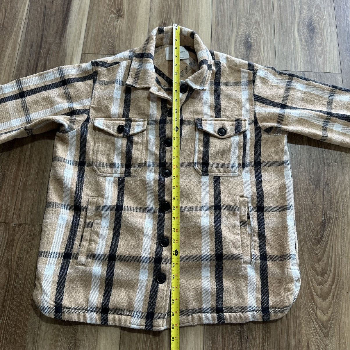 Lucky Brand Women’s Lucky Brand 100% Cotton Plaid Shirt Jacket Shacket Size M / US 6-8 / IT 42-44 - 8 Thumbnail