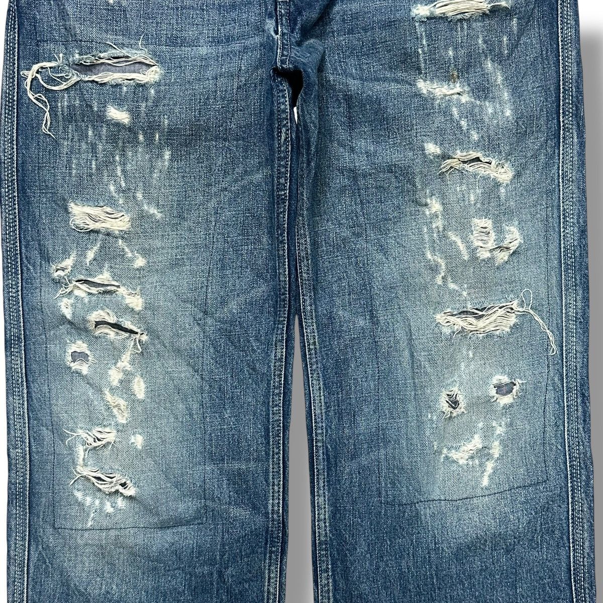 Diesel Vintage Diesel Distressed Ripped Jeans Straight With Faded Size US 34 / EU 50 - 3 Thumbnail