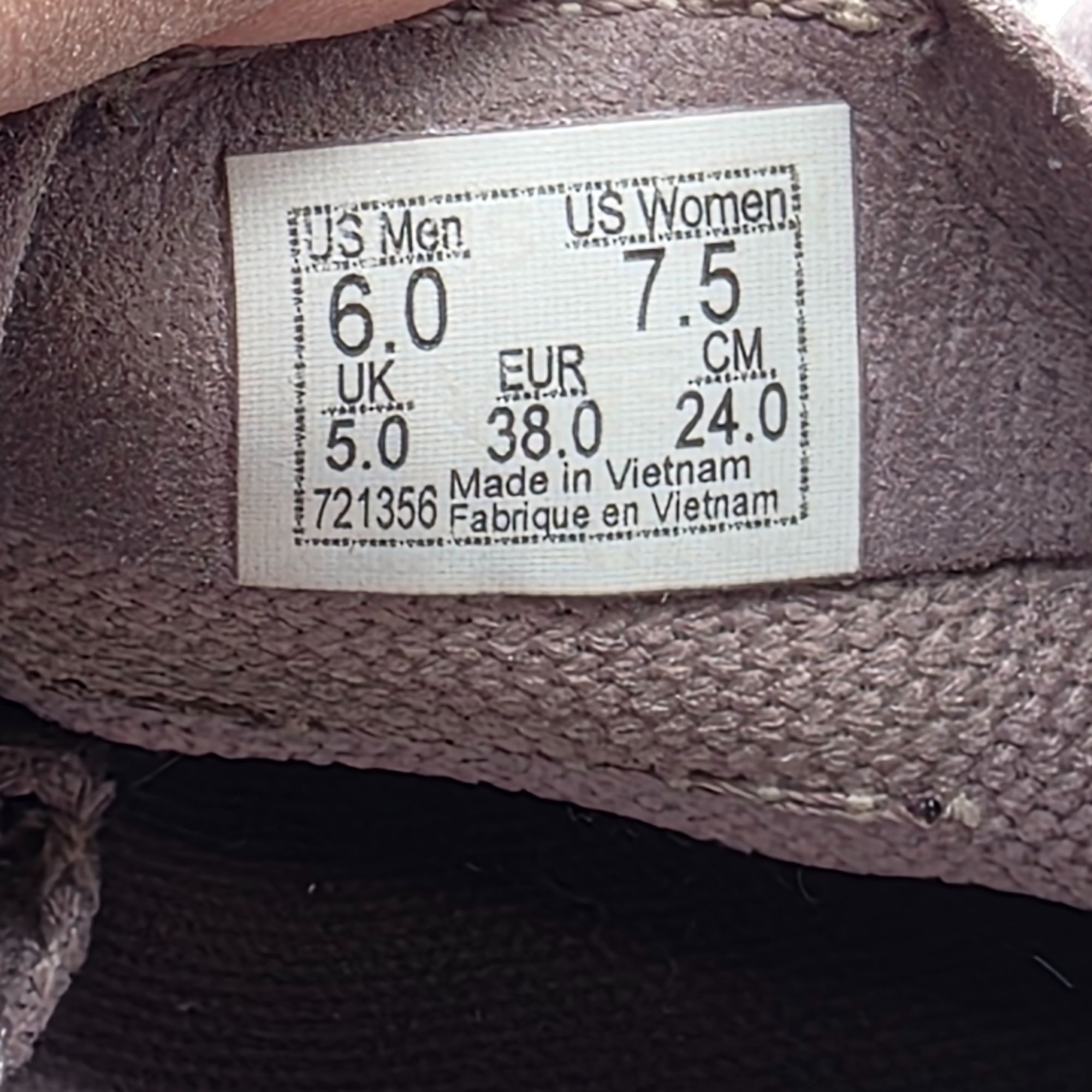 Vans Vans UltraRange EXO Mauve Mist Womens Size 7.5 Athletic Shoe Size US 7.5 / IT 37.5 - 6 Thumbnail
