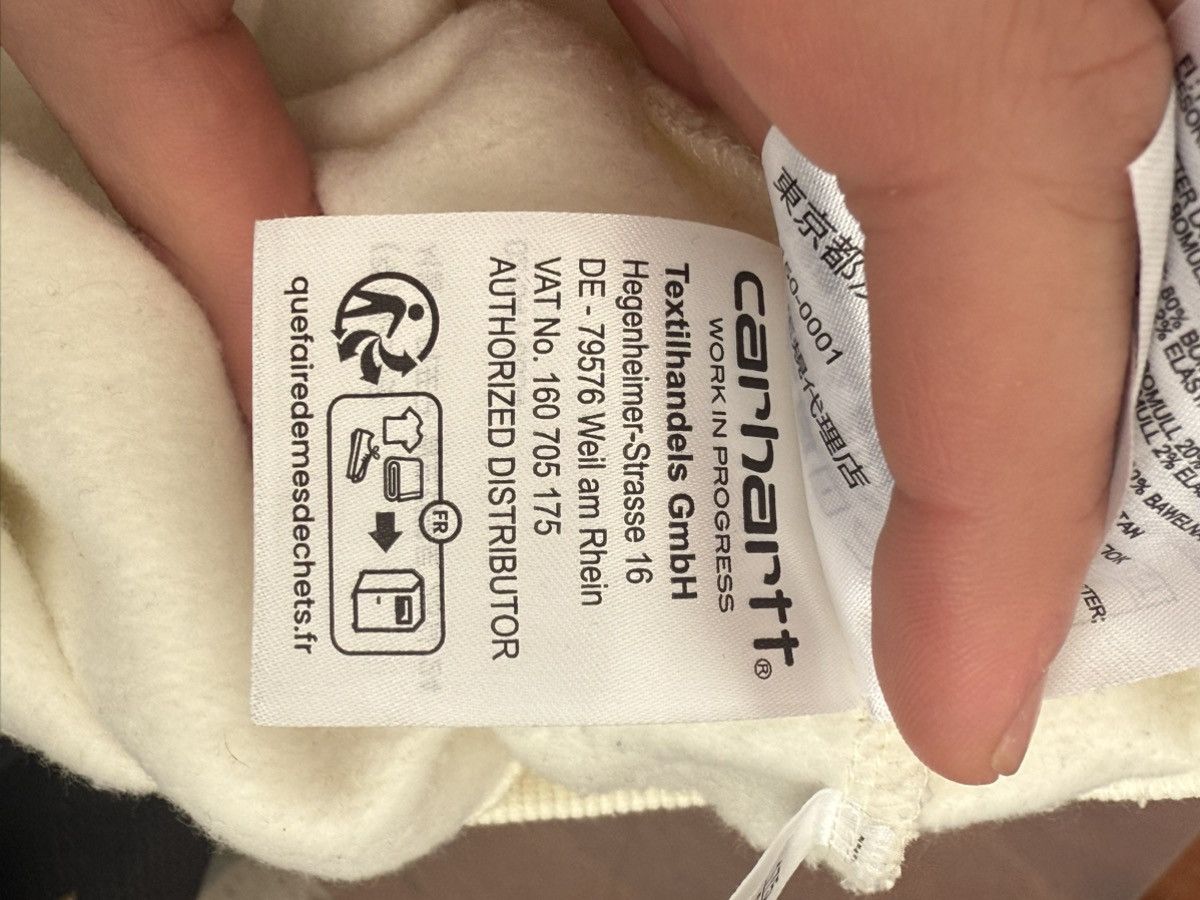 Carhartt Carhartt white zip up hoodie "Hooded think tank hoodie" Size US M / EU 48-50 / 2 - 6 Thumbnail