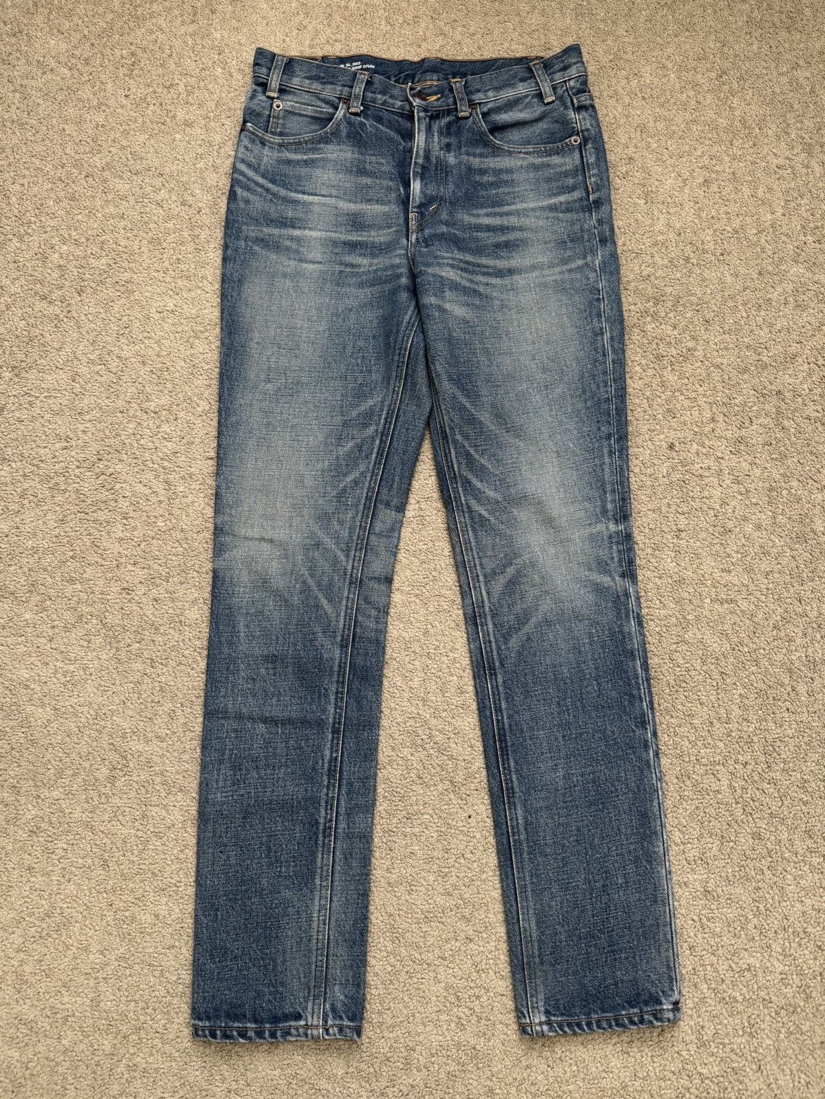 Celine Celine by Hedi Slimane baggy stonewash elephant jeans | Grailed
