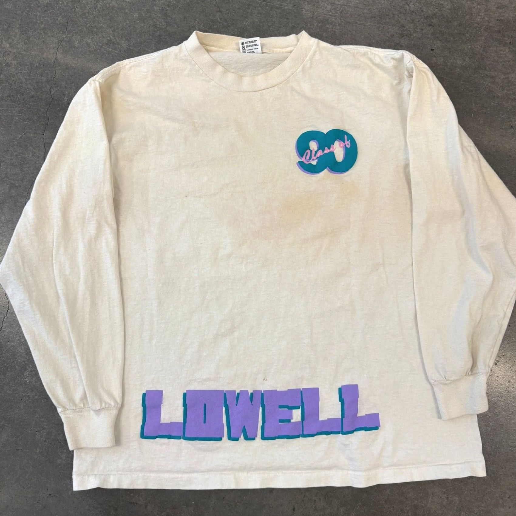 Vintage VINTAGE Y2K 1990 NEW GENERATION SENIORS LONGSLEEVE WHITE GRAPHIC TEE XL Men XL White Graphic Tee Mens Size US XL / EU 56 / 4 - 2 Thumbnail