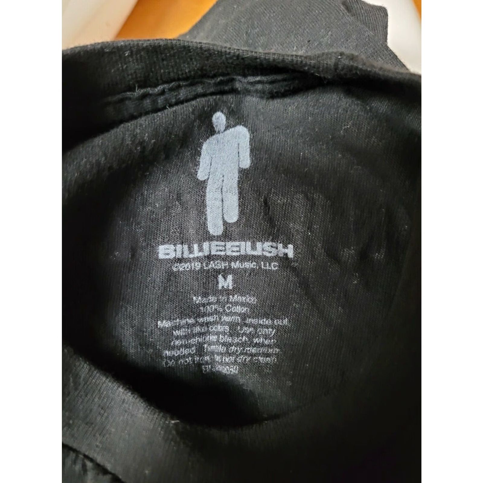 Vintage Billie Eilish When We Fall Asleep Where Do We Go Tour Concert T Shirt Medium Black Short Sleeve Round Neck Mens Graphic Tee 100% Cotton Band Music Size US M / EU 48-50 / 2 - 4 Thumbnail