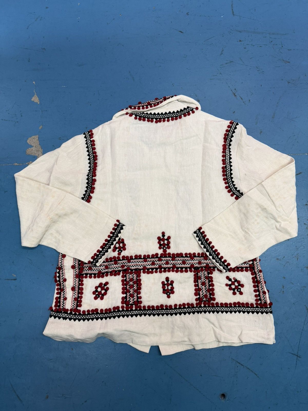 Bode BODE POM POM EMBROIDERED JACKET Size US L / EU 52-54 / 3 - 2 Thumbnail