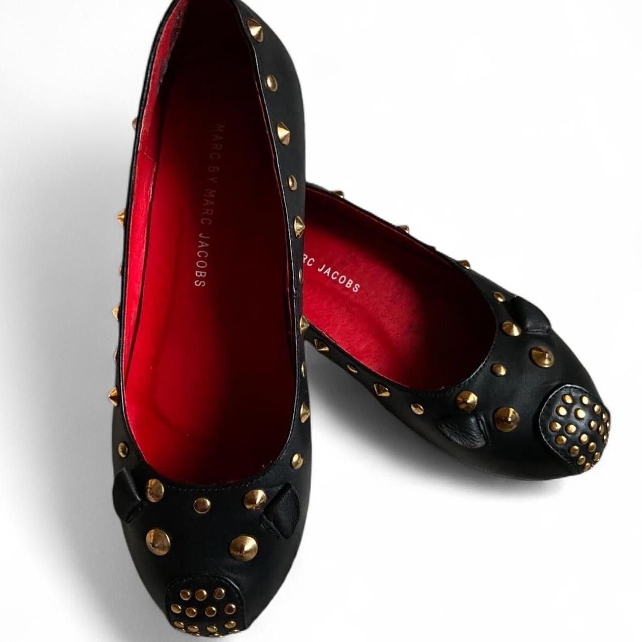 Marc by Marc Jacobs studded mouse ballet flats 🐭