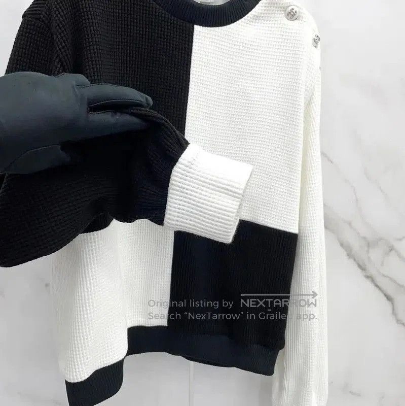 Chanel Chanel Color Block Long Sleeve Sweatshirt . Size S / US 4 / IT 40 - 4 Thumbnail