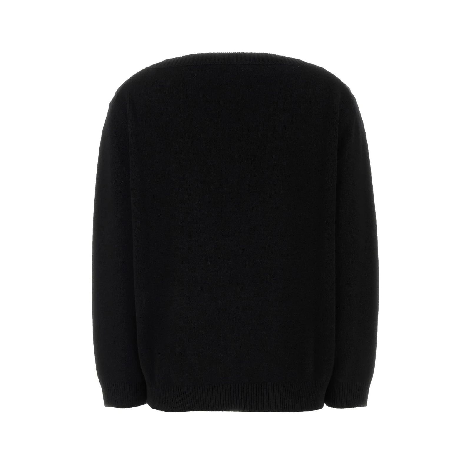 Gucci GUCCI Black Wool Blend Oversize Sweater New & Authentic (Wom Size ONE SIZE - 2 Thumbnail