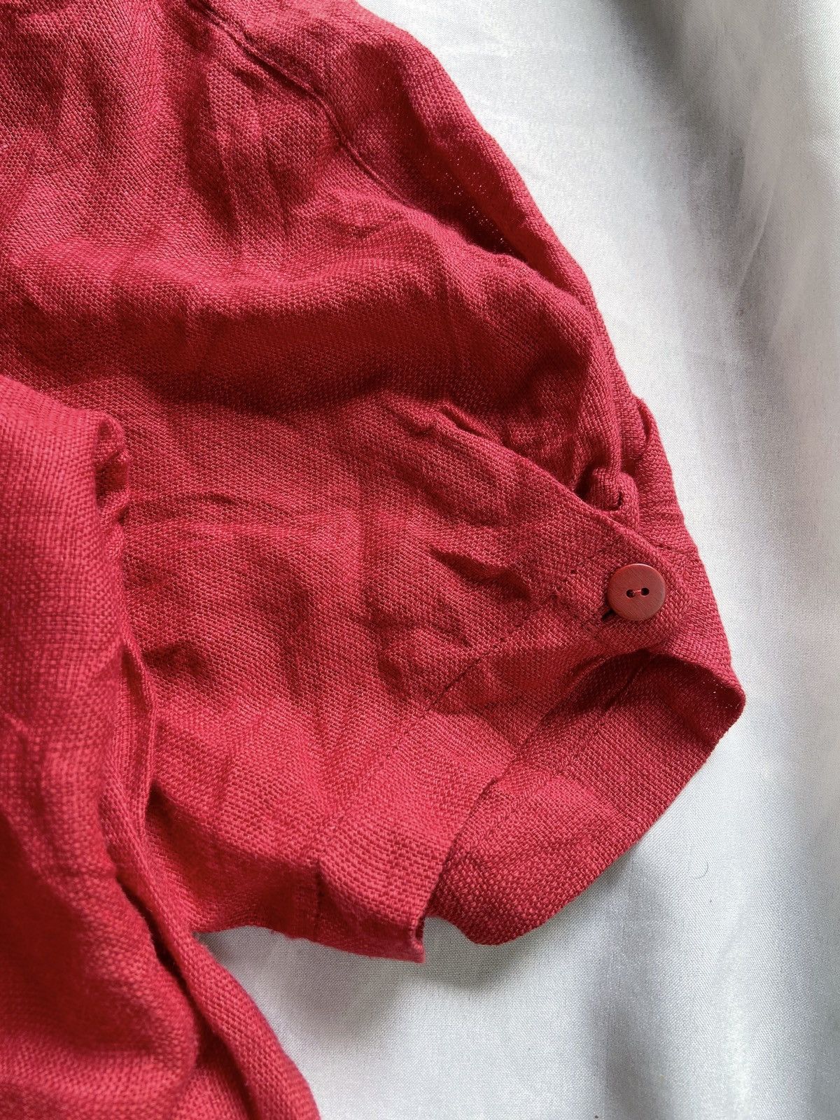 Issey Miyake 1990S ISSEY MIYAKE BLOUSE RED COLOUR Size M / US 6-8 / IT 42-44 - 9 Thumbnail