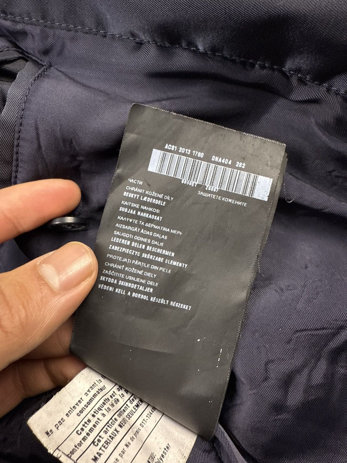 Prada Prada Vintage Navy Zip Jacket Minimal Luxury Clean Fit Size US M / EU 48-50 / 2 - 10 Thumbnail