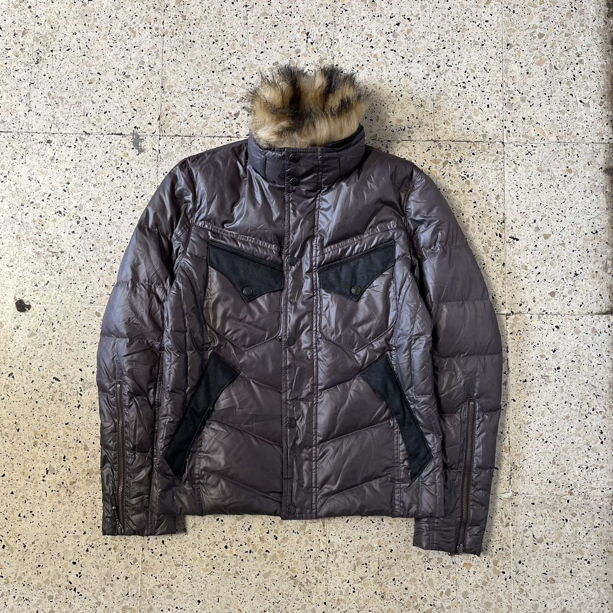 Tornado Mart Nicole club for men puffer rider fur collar jacket vkei Size US S / EU 44-46 / 1 - 3 Thumbnail