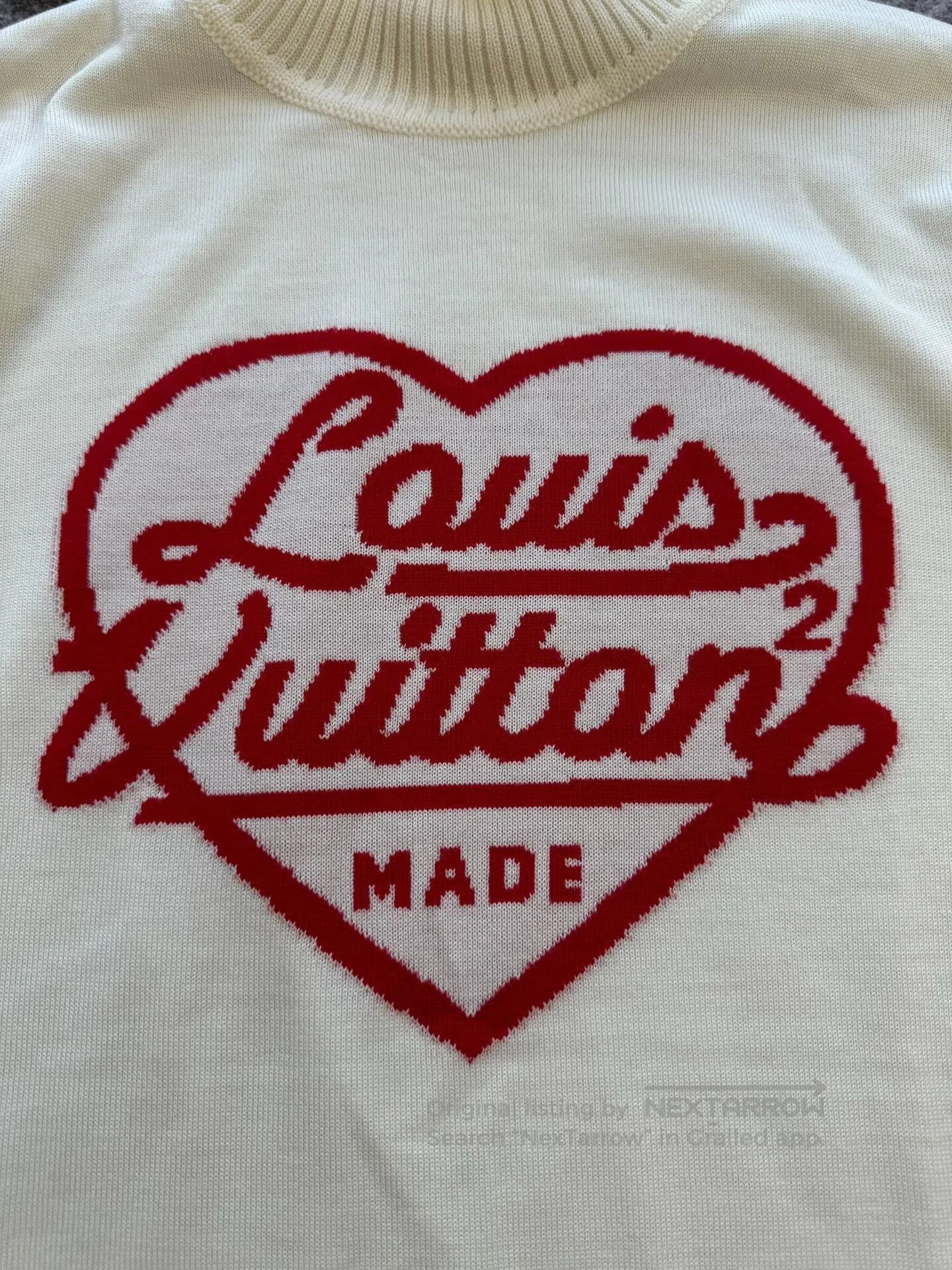 Louis Vuitton louis vuitton nigo heart wool turtleneck sweater. Size US L / EU 52-54 / 3 - 3 Thumbnail