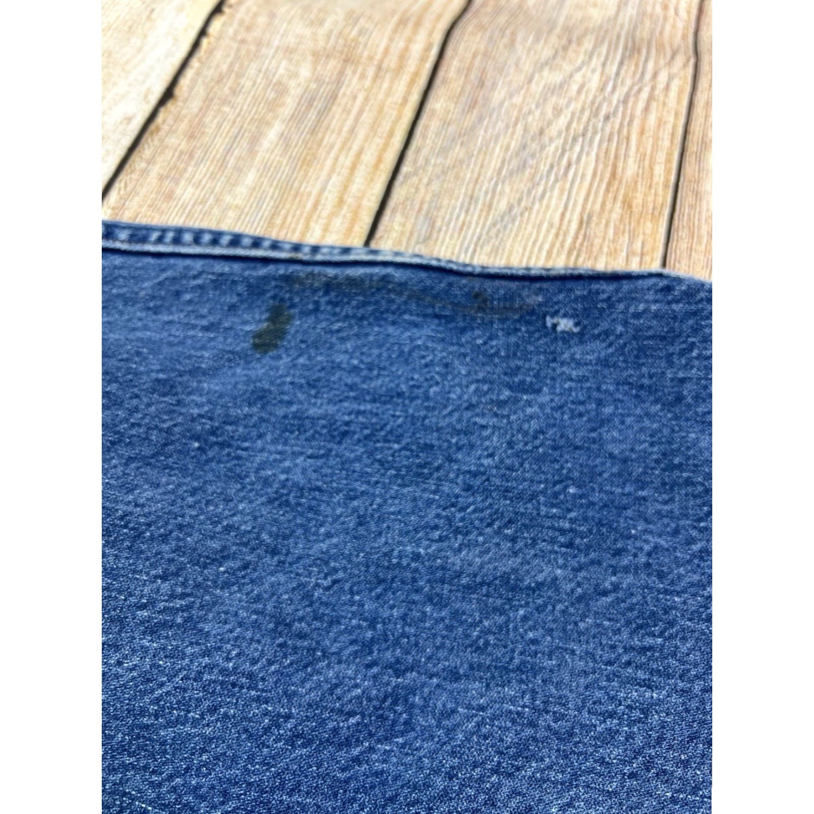Wrangler VINTAGE Wrangler 47MWZ Jeans Cowboy Denim Straight 36x31 Mens Blue Regular Fit Stains Included Size US 36 / EU 52 - 6 Thumbnail