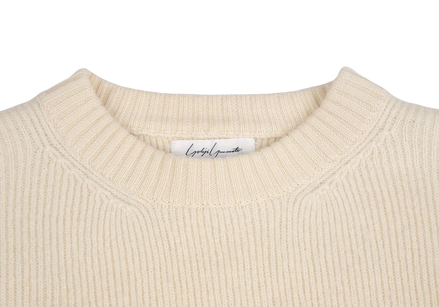Yohji Yamamoto Yohji Yamamoto Bi-Color Crew Neck Sweater Size US M / EU 48-50 / 2 - 2 Thumbnail