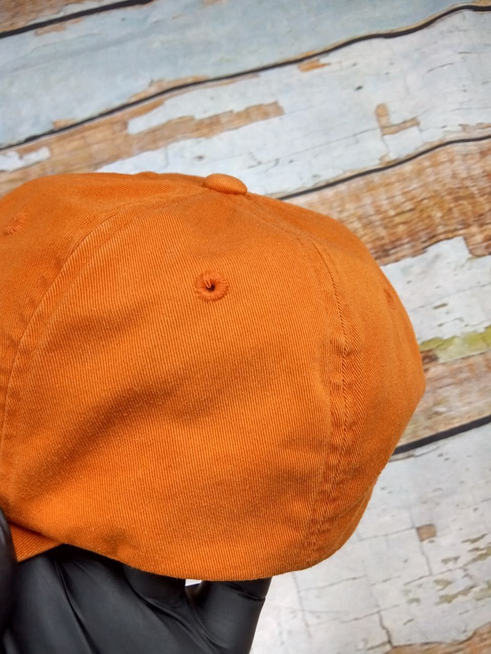 Nike Vintage 90s Y2K Nike Swoosh Orange Cap Hat Made in Korea Size ONE SIZE - 4 Thumbnail
