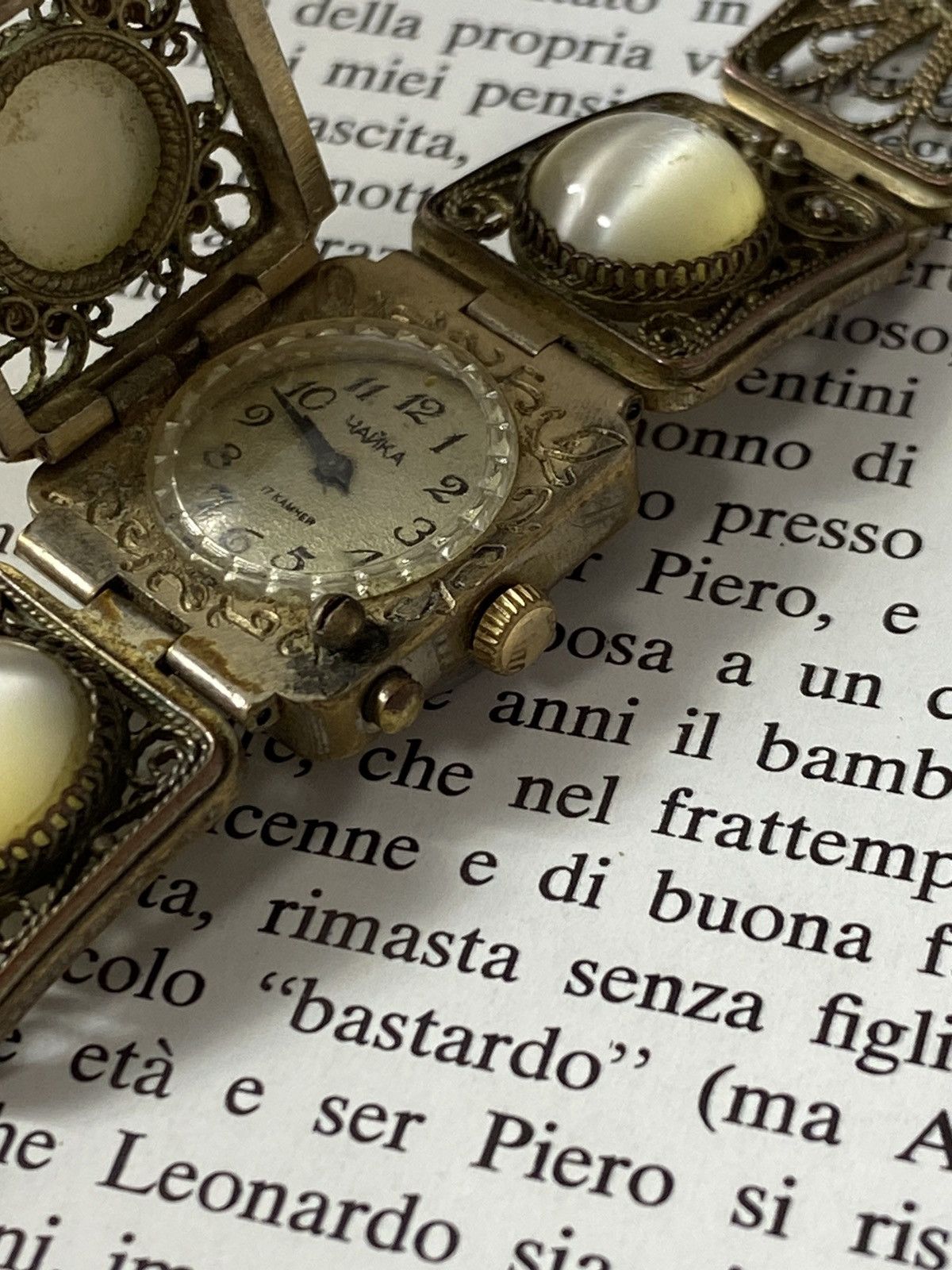 Jewelry Vintage "Chaika" Secret Watch Bracelet Size ONE SIZE - 3 Thumbnail