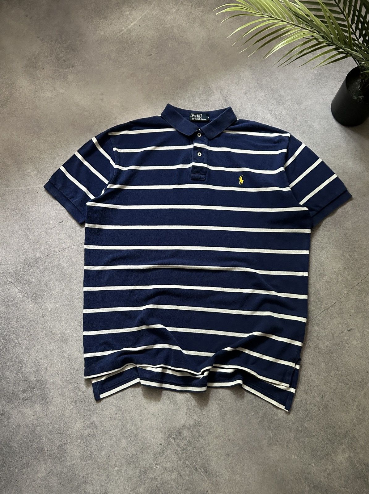 Polo Ralph Lauren × Vintage Vintage Polo Ralph Lauren Striped polos shirts Size US XL / EU 56 / 4 - 1 Thumbnail