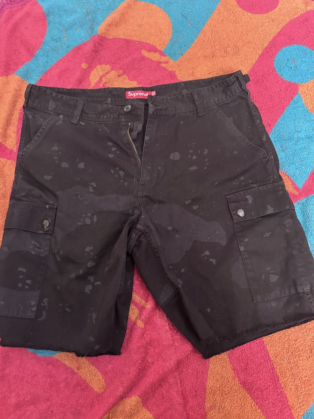 Supreme Supreme overdyed camo cargo short | Grailed