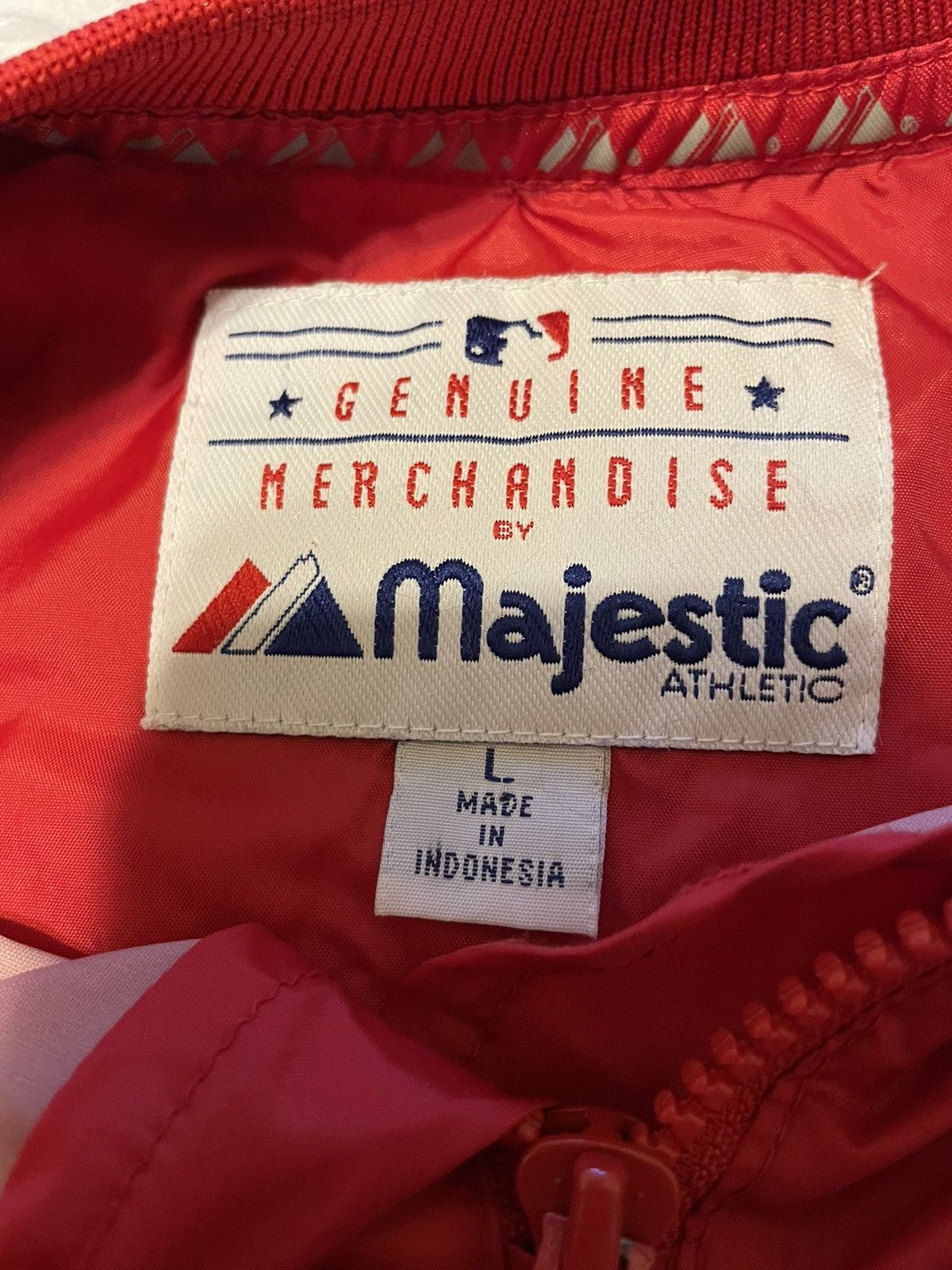 MLB red mlb bomber Size US L / EU 52-54 / 3 - 3 Thumbnail
