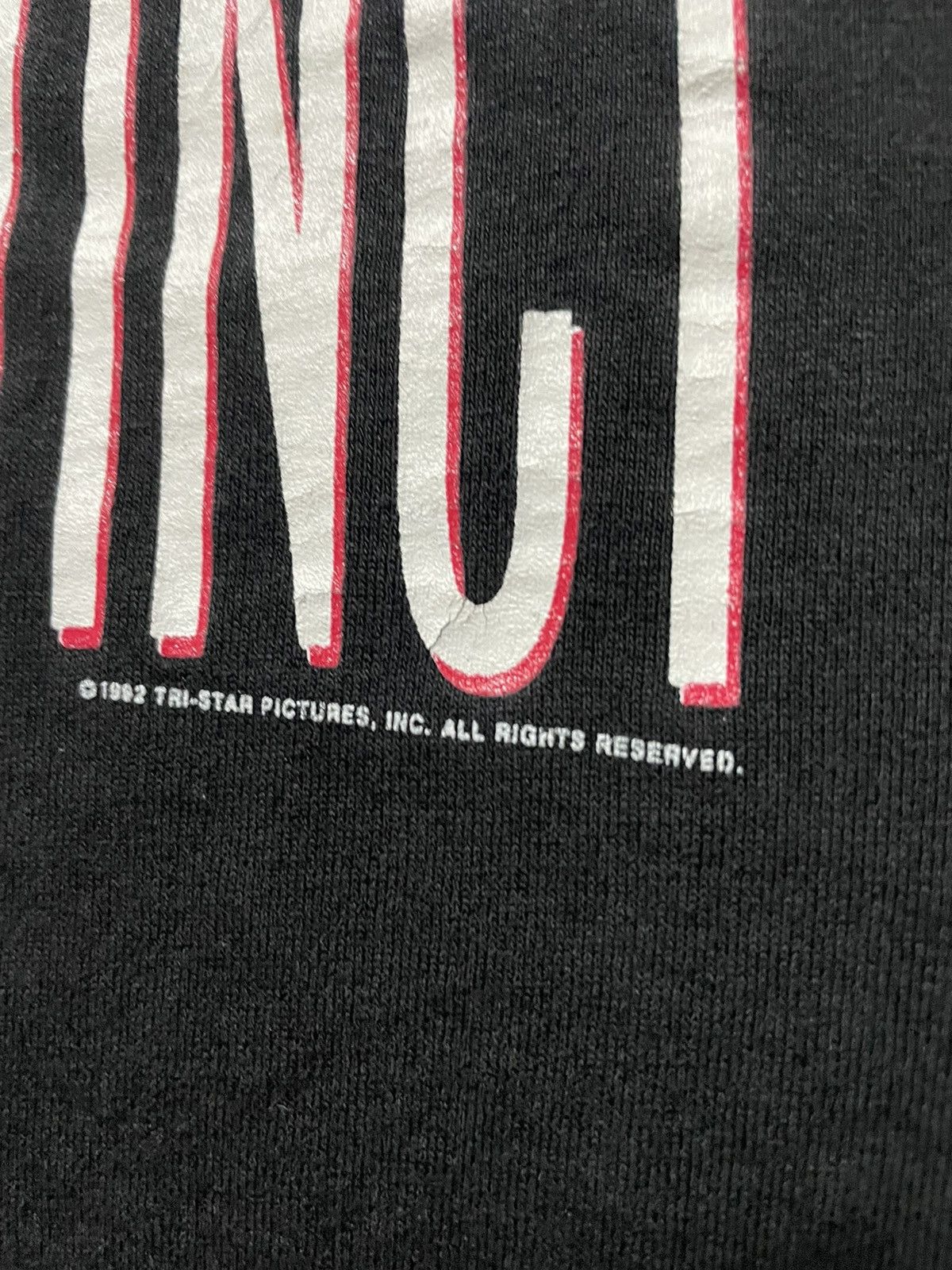 Vintage Vintage 1992 Basic Instinct Movie Promo T-Shirt Black 90s Size US L / EU 52-54 / 3 - 5 Thumbnail