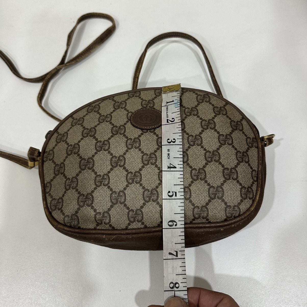 Gucci ‼️YES‼️ VINTAGE GUCCI GG SMALL SHOULDER BAG Size ONE SIZE - 9 Thumbnail
