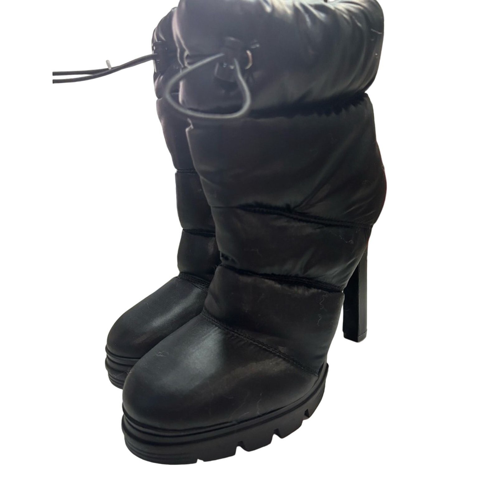 Guess GUESS Women's Jara Black High Heel Platform Booties Sz 7 Size US 7 / IT 37 - 3 Thumbnail