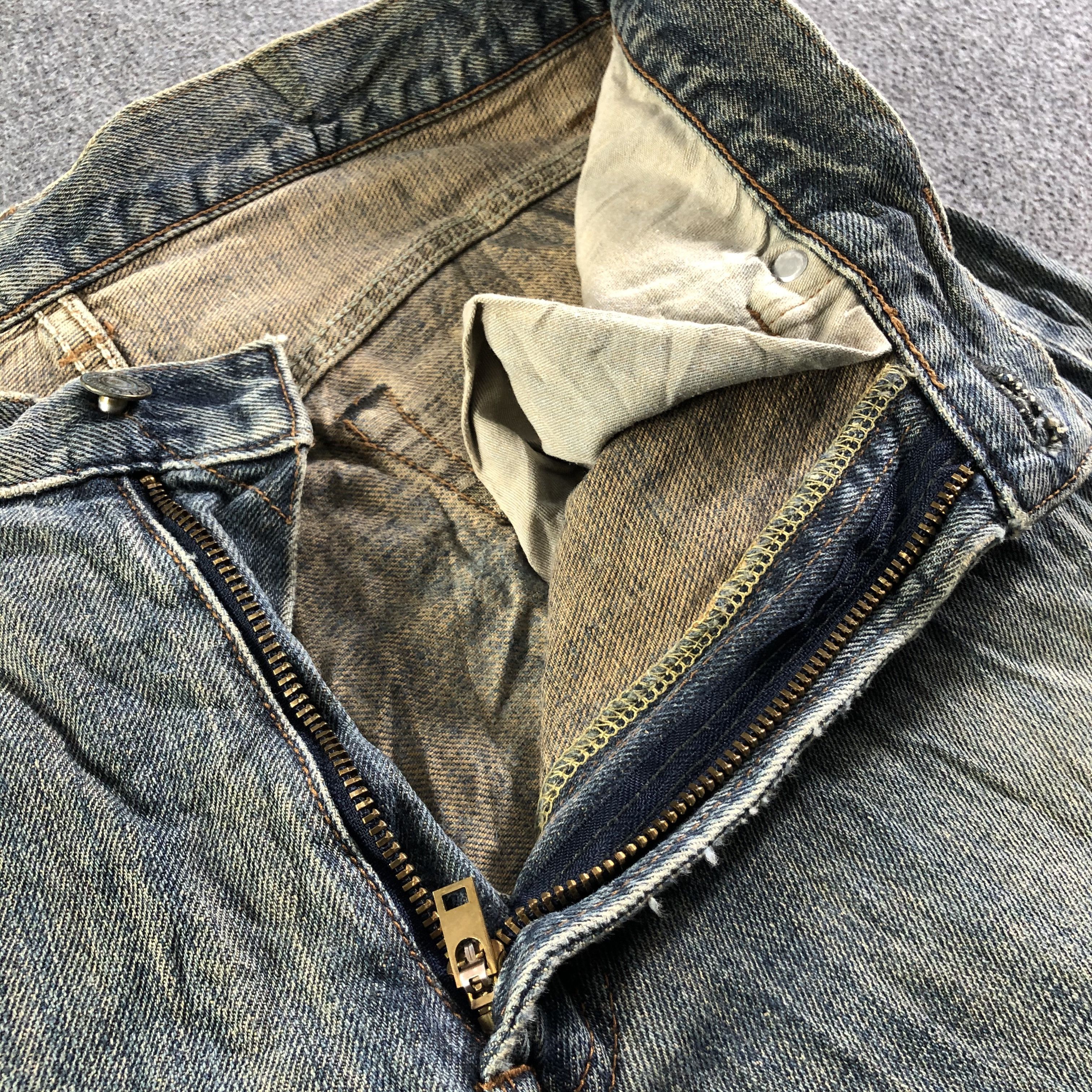 Vintage Vintage Gold Rush Rally Jeans-J4580 Size US 33 - 9 Thumbnail