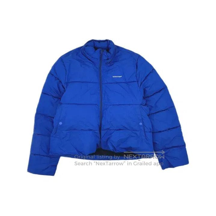 Balenciaga Balenciaga Blue Puffer Jacket for Men and Women. Size US L / EU 52-54 / 3 - 1 Thumbnail