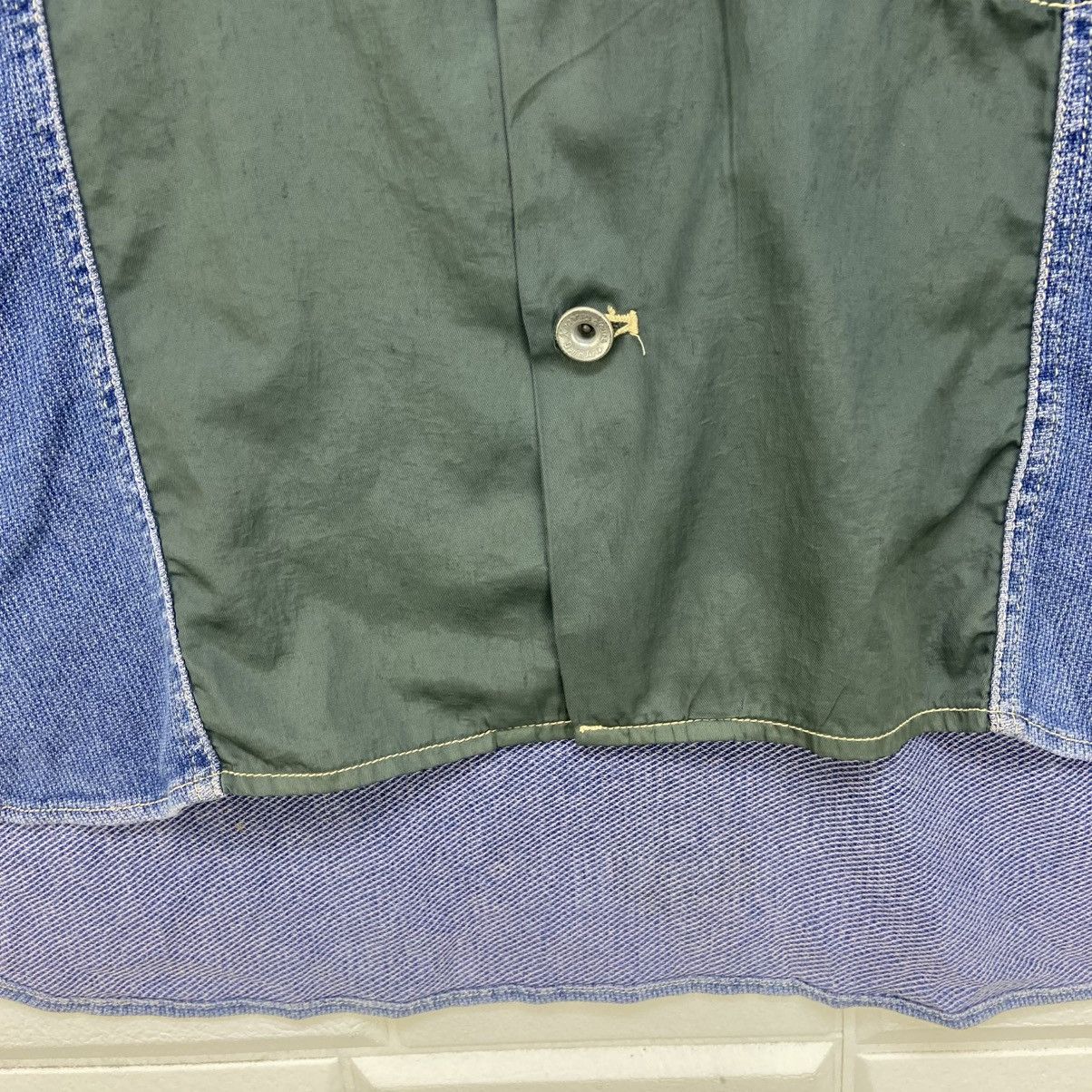 Designer × Japanese Brand × Vintage 🔥 Kearney House Sashiko Boro Indigo Two-tone Jacket Size US M / EU 48-50 / 2 - 16 Thumbnail