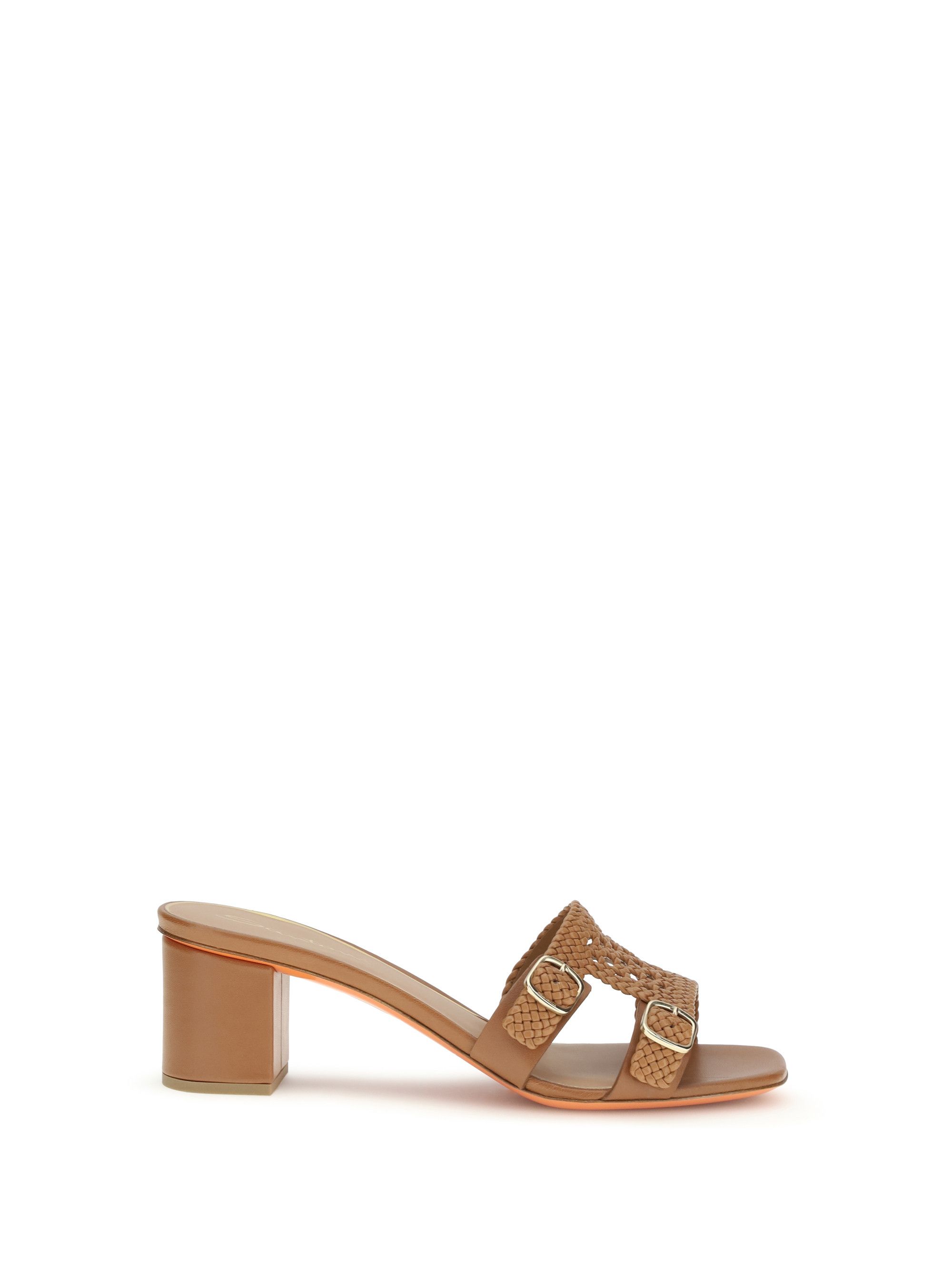 Santoni Woven leather Sandals Size US 10 / IT 40 - 1 Thumbnail