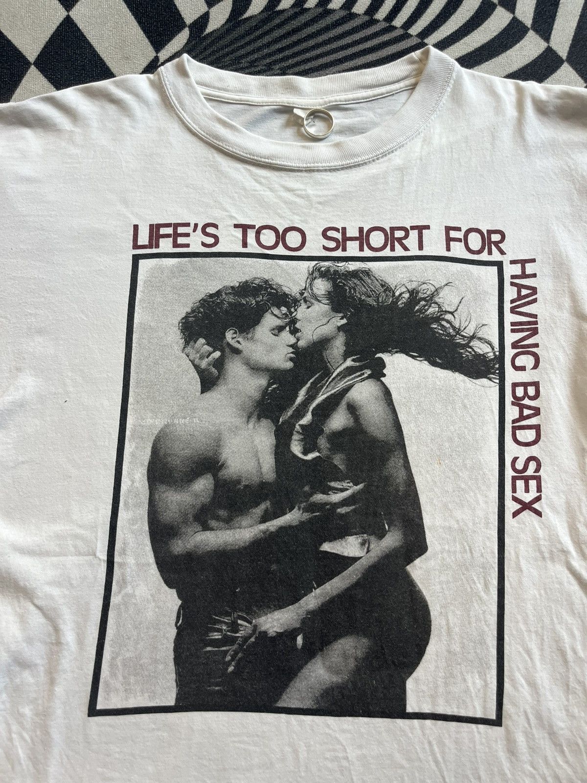 Arts & Science Vtg Life’s Too Short For Having Bad SEX 90’s Herb Ritts pics Size US L / EU 52-54 / 3 - 5 Thumbnail