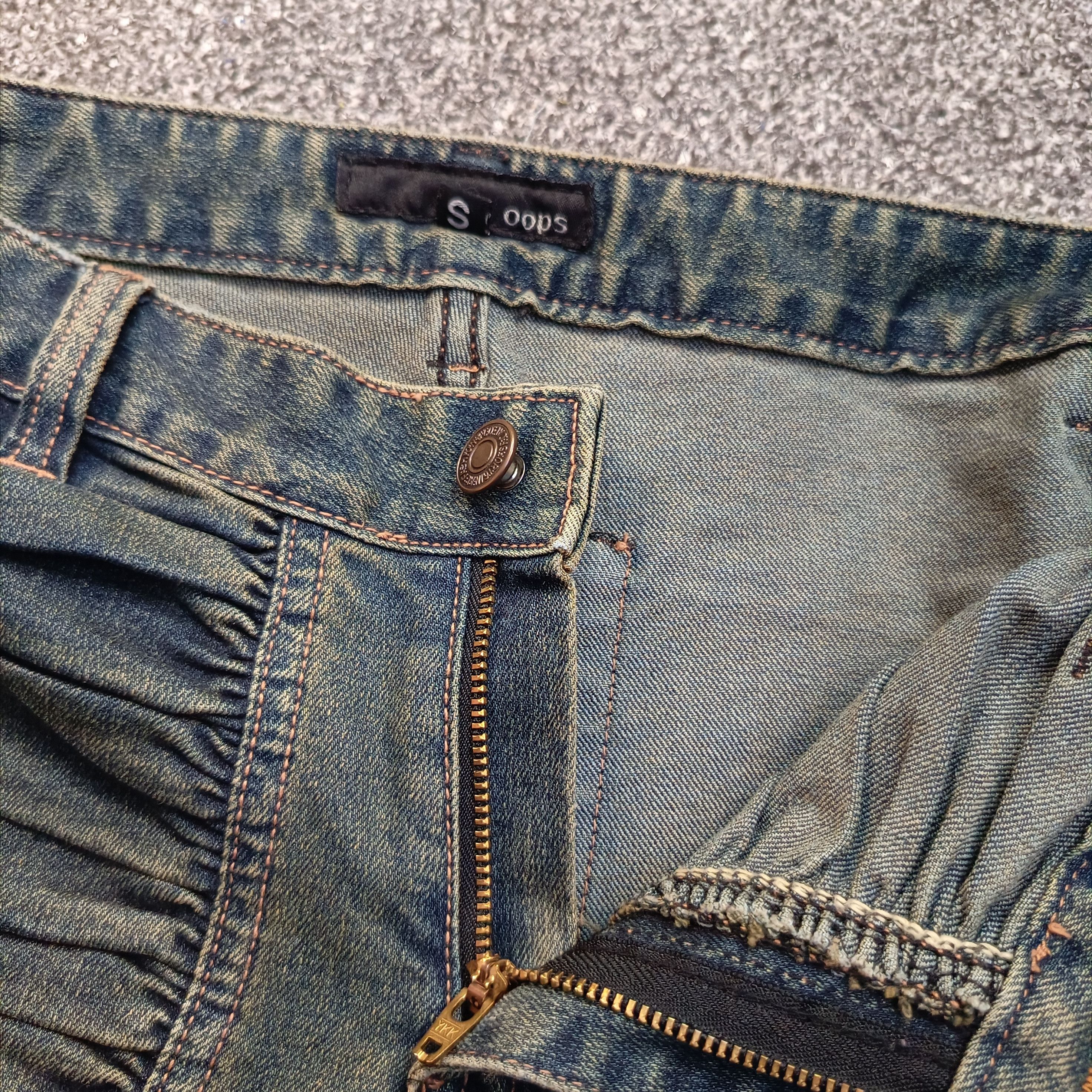 Japanese Brand 🔥🇯🇵 Y2k Tuff Babe Denim Low Rise Jeans Vlone Style Size 28" / US 6 / IT 42 - 7 Thumbnail