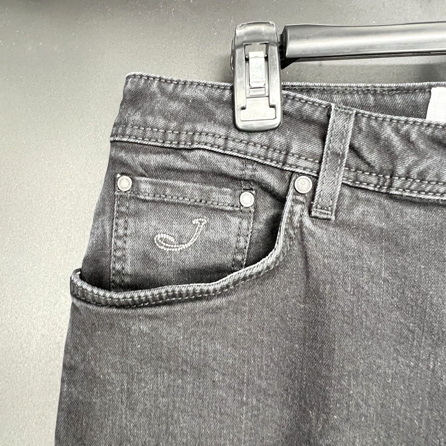 Jacob Cohen Black Denim Jeans Second Premium Edition Men VINTAGE